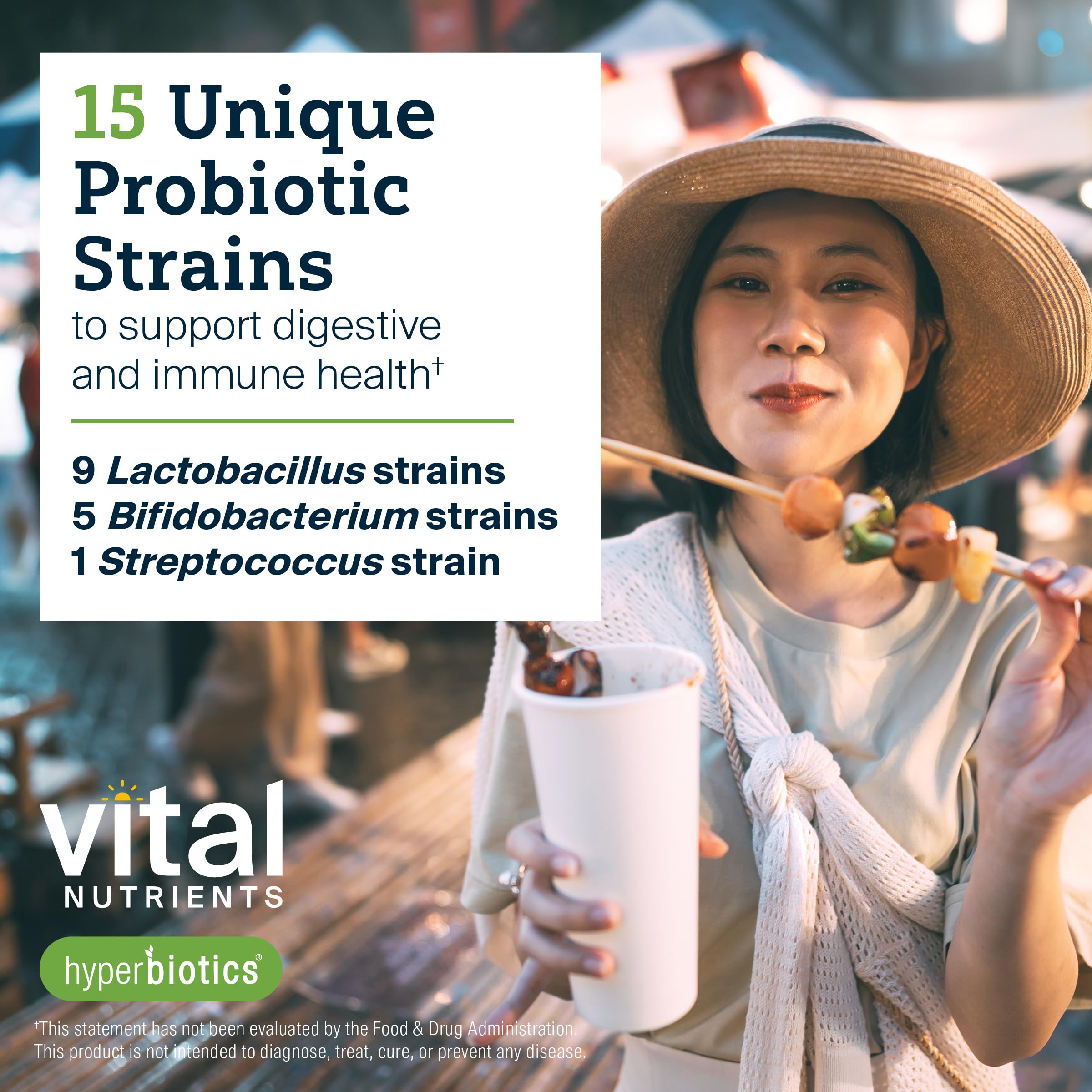 Hyperbiotics Vital Nutrients Pro-15 Prebiotics and Probiotics for Women and Men | 15 Science Backed Strains | Supports Occasional Constipation, Diarrhea, Gas & Bloating | 60 Vegan Time Release Pearls Hyperbiotics Au supplements