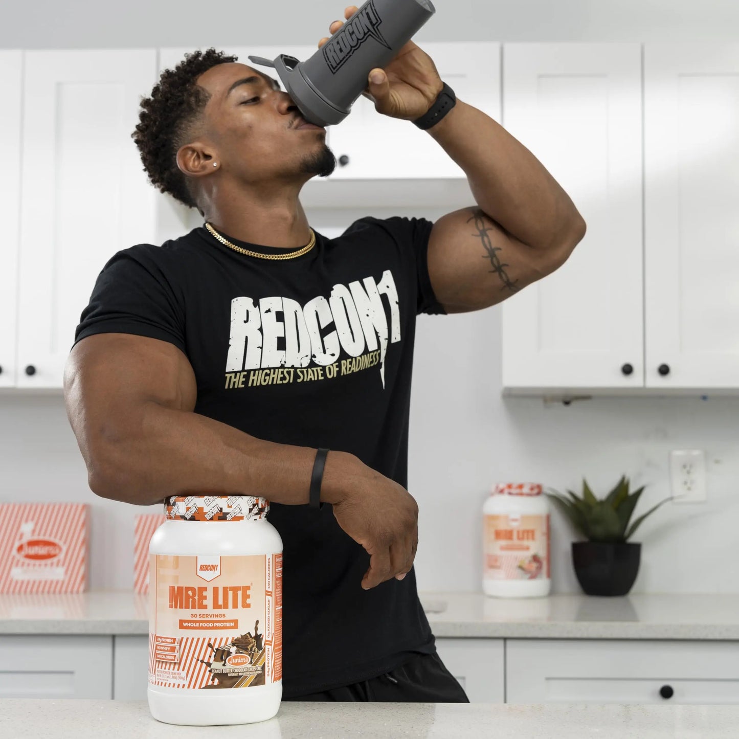 REDCON1 MRE Lite Whole Food Protein Powder, Juniors, Peanut Butter Chocolate REDCON1AU supplements