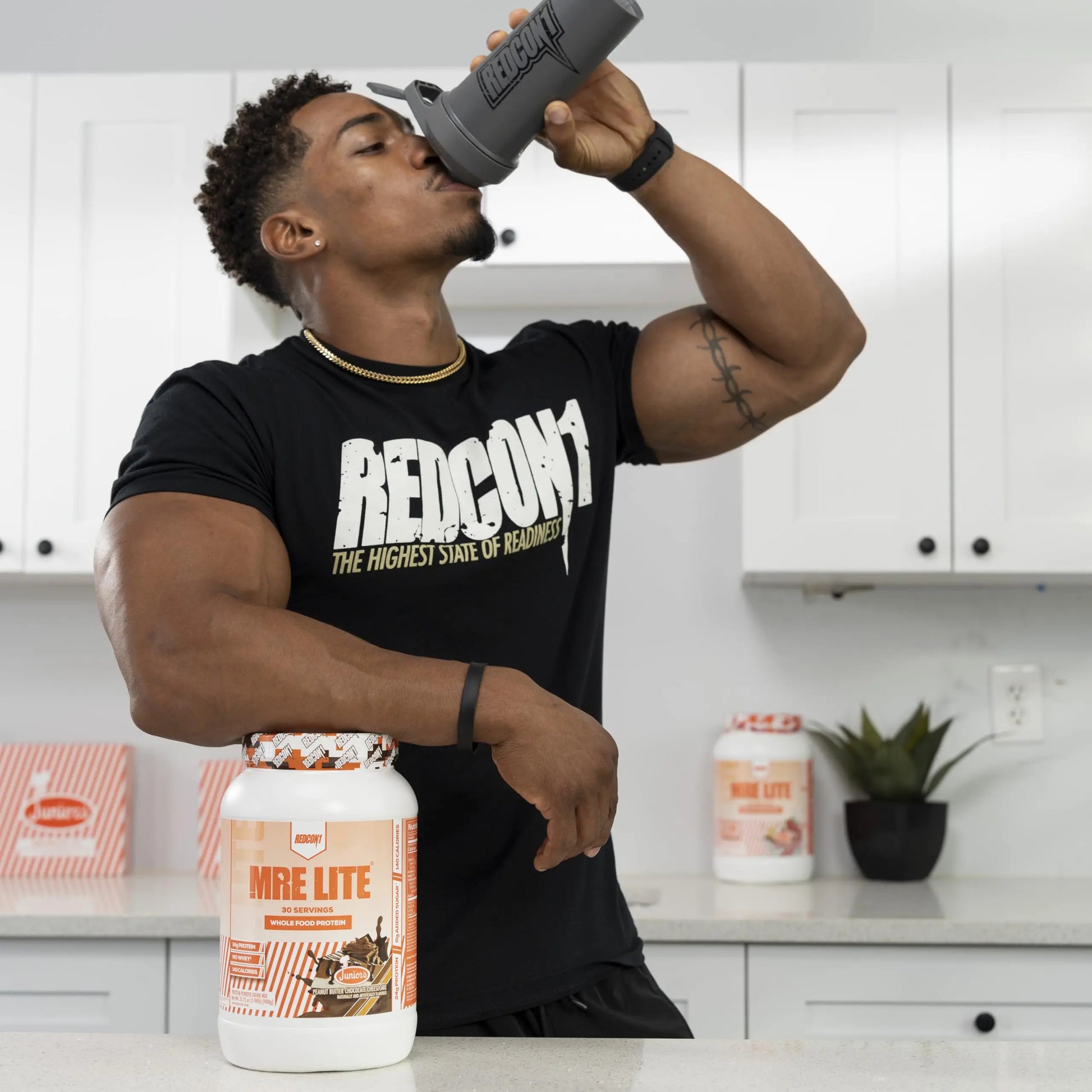 REDCON1 MRE Lite Whole Food Protein Powder, Juniors, Peanut Butter Chocolate REDCON1AU supplements