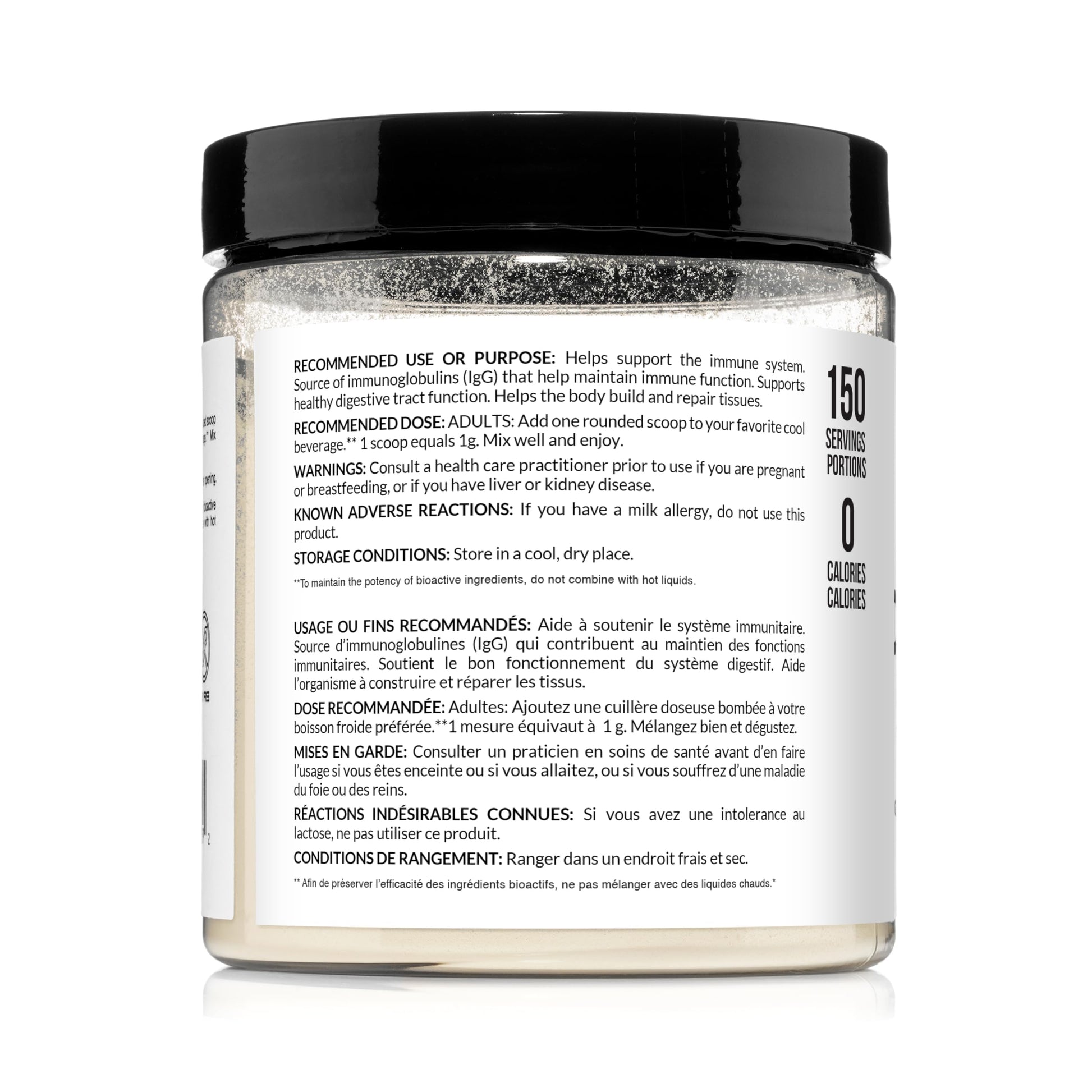 NAKED Colostrum Powder – 100% Grass-Fed Bovine Colostrum Supplement from US Farms | Tested at 20%+ IgG | Gut Health, Immunity, Recovery & Skin Support - 150 Servings NAKED Au supplements