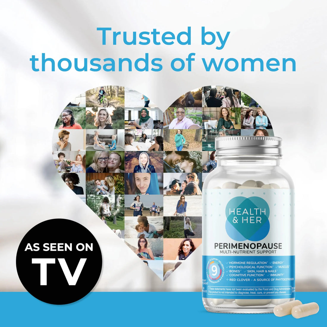 Health & Her Perimenopause & Mind+ - Multi-Nutrient and Cognitive Function Support Bundle (1-Month Supply) Health and Her uk supplements