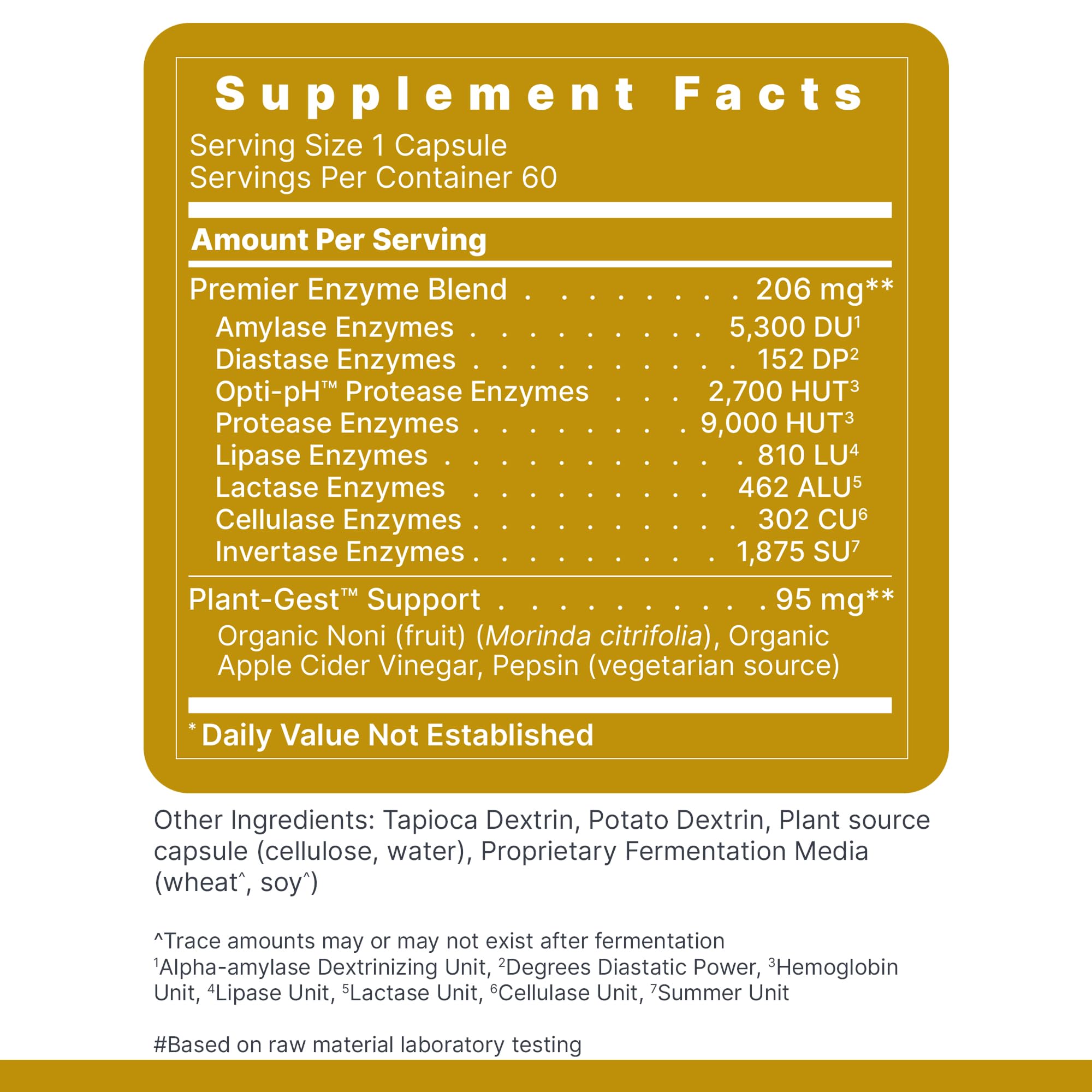 Premier Research Labs Active Digestive Enzymes with Probiotic and Prebiotics - Promotes Full-Spectrum Digestive Support - with Amylase, Protease & Lipase, 60 Plant-Sourced Capsules Premier Research Labs Au supplements