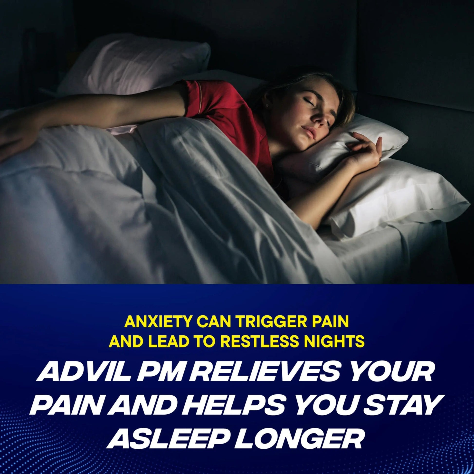 Advil PM Pain Reliever And Nighttime Sleep Aid, Pain Medicine With Ibuprofen For Pain Relief And Diphenhydramine Citrate For A Sleep Aid - 120 Coated Caplets Advil Au supplements