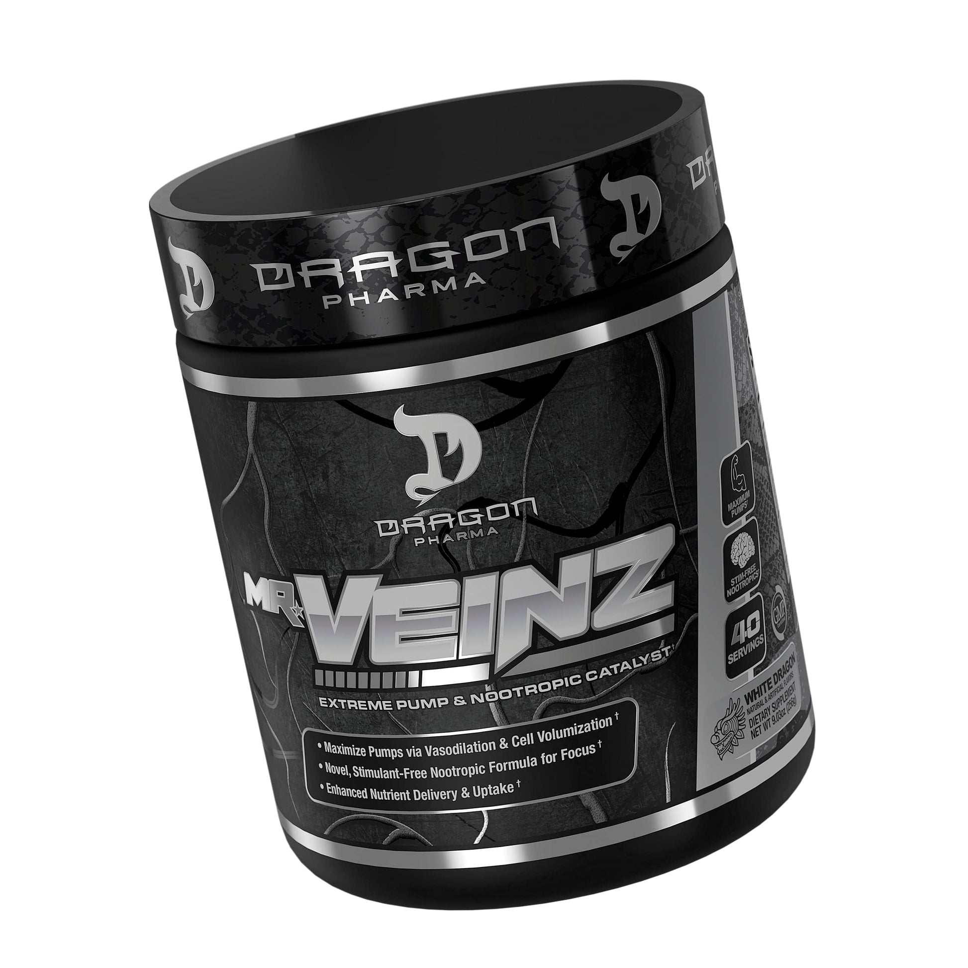 DRAGON PHARMA Mr. Veinz Stim Free Pre-Workout, Extreme Pump & Nootropic Catalyst DRAGON PHARMA Au supplements