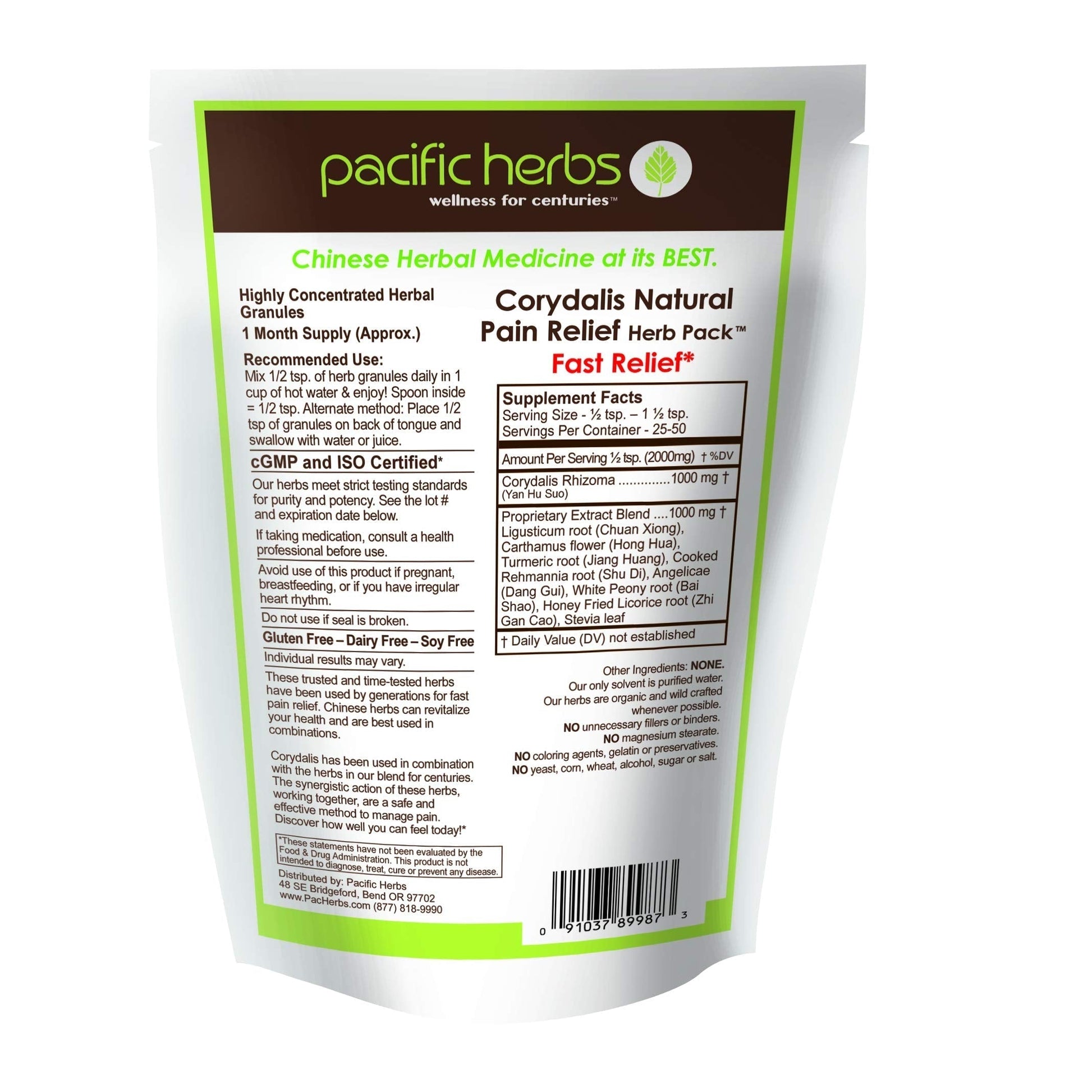 Pacific Herbs Corydalis Natural Pain Relief Herbs Pacific Herbs Au supplements