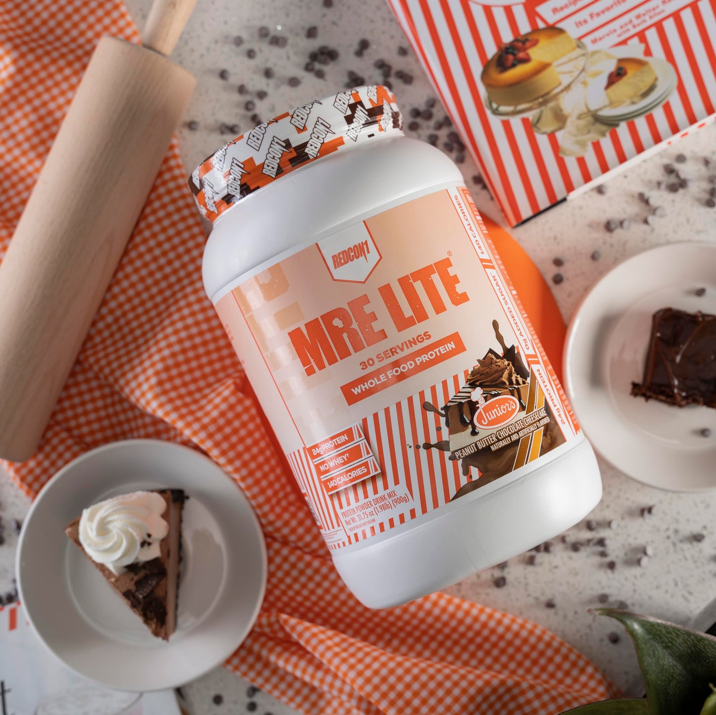 REDCON1 MRE Lite Whole Food Protein Powder, Juniors, Peanut Butter Chocolate REDCON1AU supplements