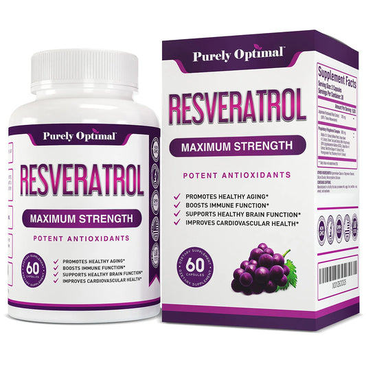 Premium Resveratrol Supplement 1500mg - Max Strength, Trans Resveratrol Capsules Purely OptimalAU supplements