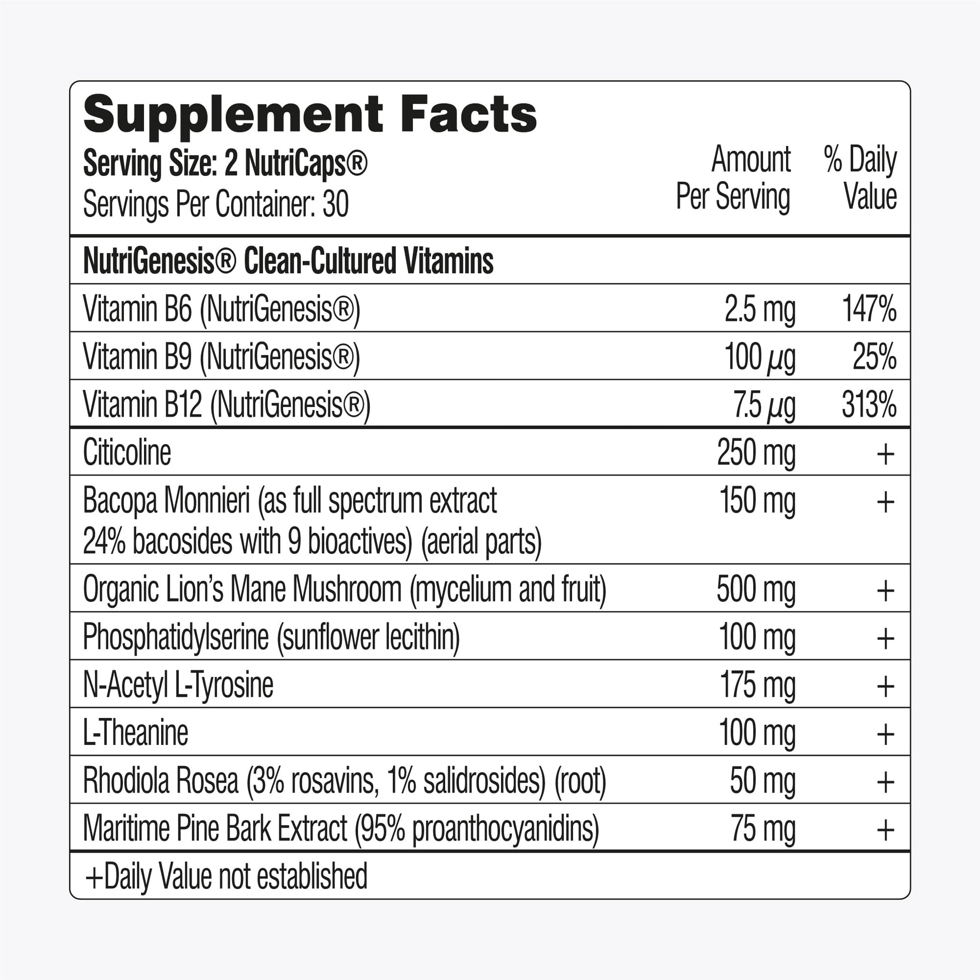 Mind Lab Pro® MLP® v4 Universal Nootropic™ Brain Booster Supplement for Focus, Memory, Clarity, Energy - 60-Count - Plant-Based, Naturally Sourced Memory Vitamins for Better Brain Health, Made in USA Mind Lab Pro Au supplements
