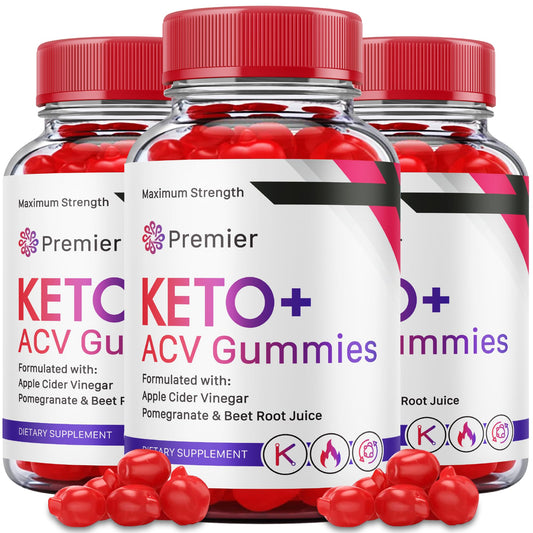 (3 Pack) Premier Keto Acv Gummies Advanced Formula, Premier Keto + Acv Gummies Plus VitakingUS supplements