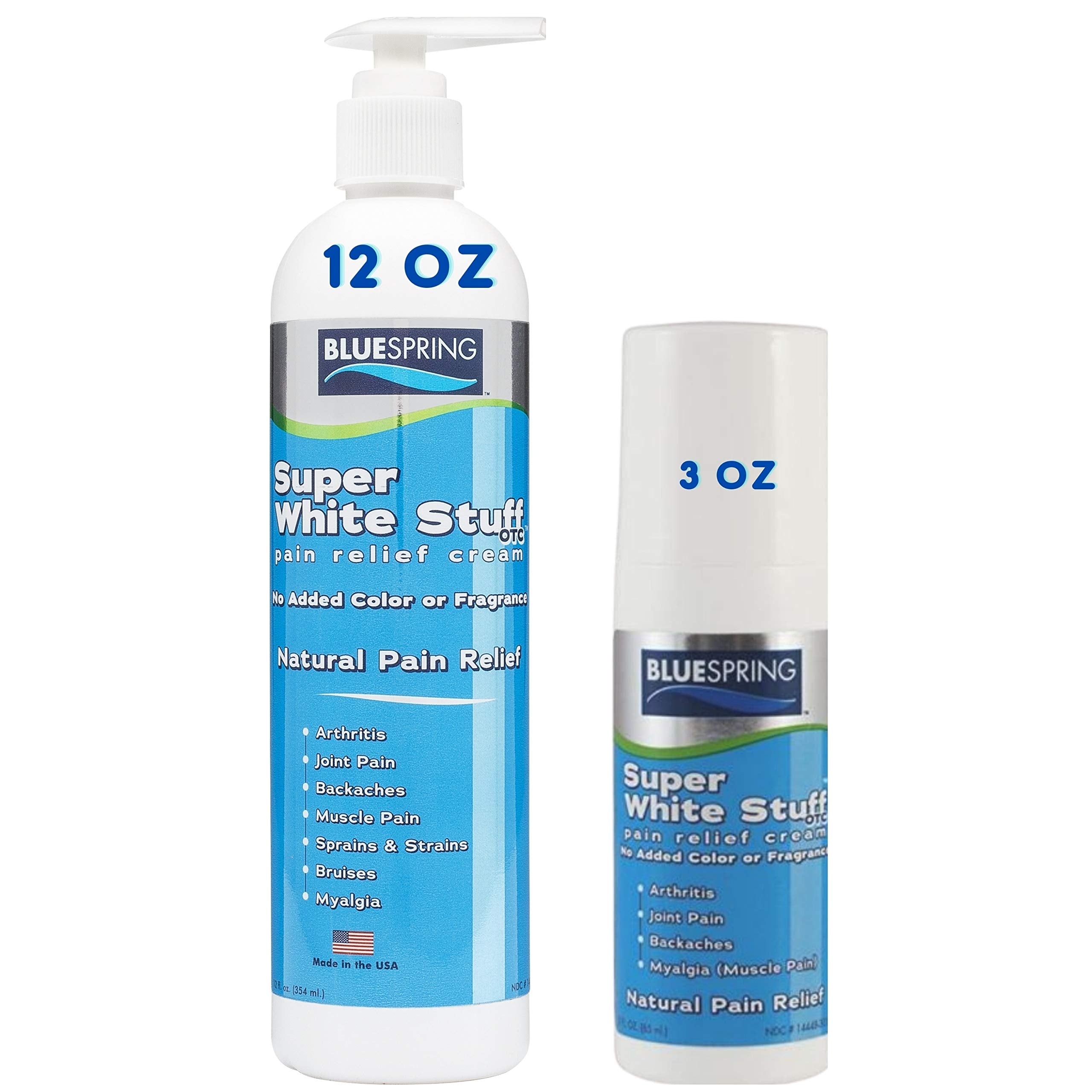 Emu Therapy Super White Stuff OTC 12-oz. Pump Bottle - Natural, Made in USA, Paraben-Free, Works in As Little As 5 Minutes for Joint/Muscle Pain, Backaches, Sprains/Strains, Bruises & More Emu Therapy Au supplements