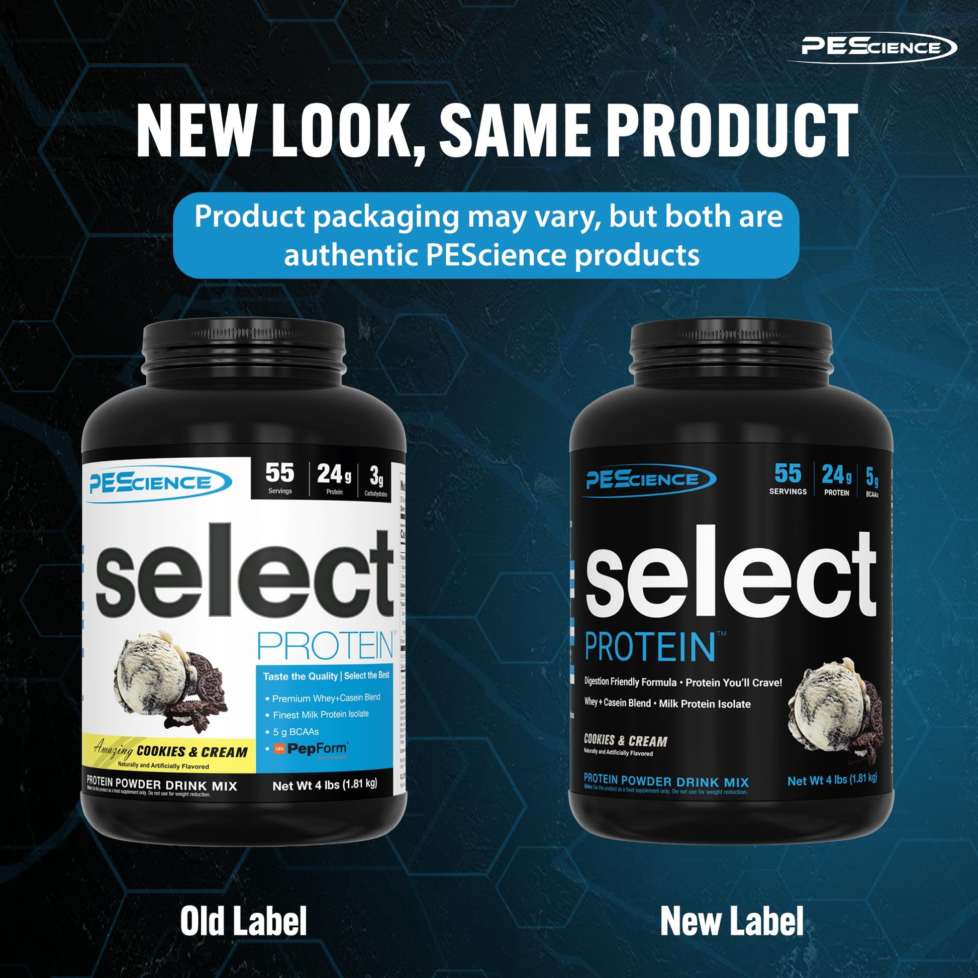 PEScience Select Protein, Cookies and Cream, 27 Serving, Premium Whey and Casein PEScience Au supplements
