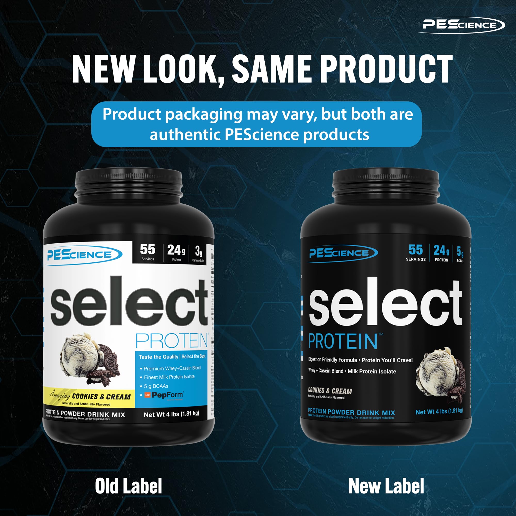 PEScience Select Protein, Cookies and Cream, 27 Serving, Premium Whey and Casein PEScience Au supplements