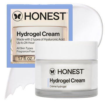 Honest Beauty Hydrogel Cream with Hyaluronic Acid, Lightweight Moisturizing Water, Gentle for Sensitive Skin