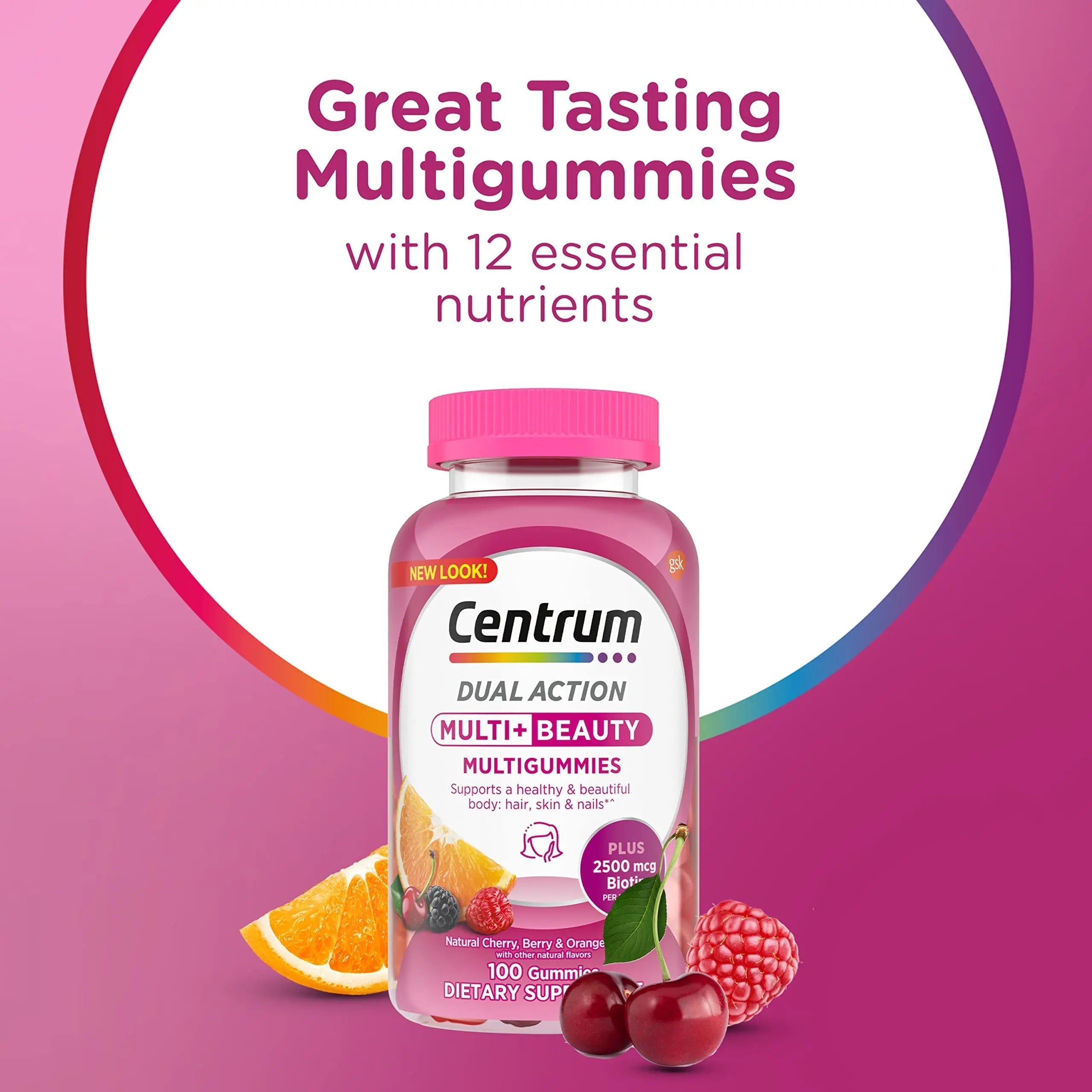 Centrum Multivitamin Gummy, 100 Count (Pack of 1) Centrum Au supplements