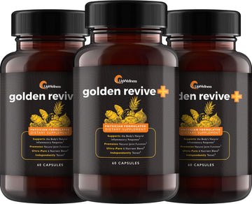 UpWellness Golden Revive + Joint Support with Quercetin, Magnesium, and Turmeric UpWellness Nutrient-Rich Living Au supplements