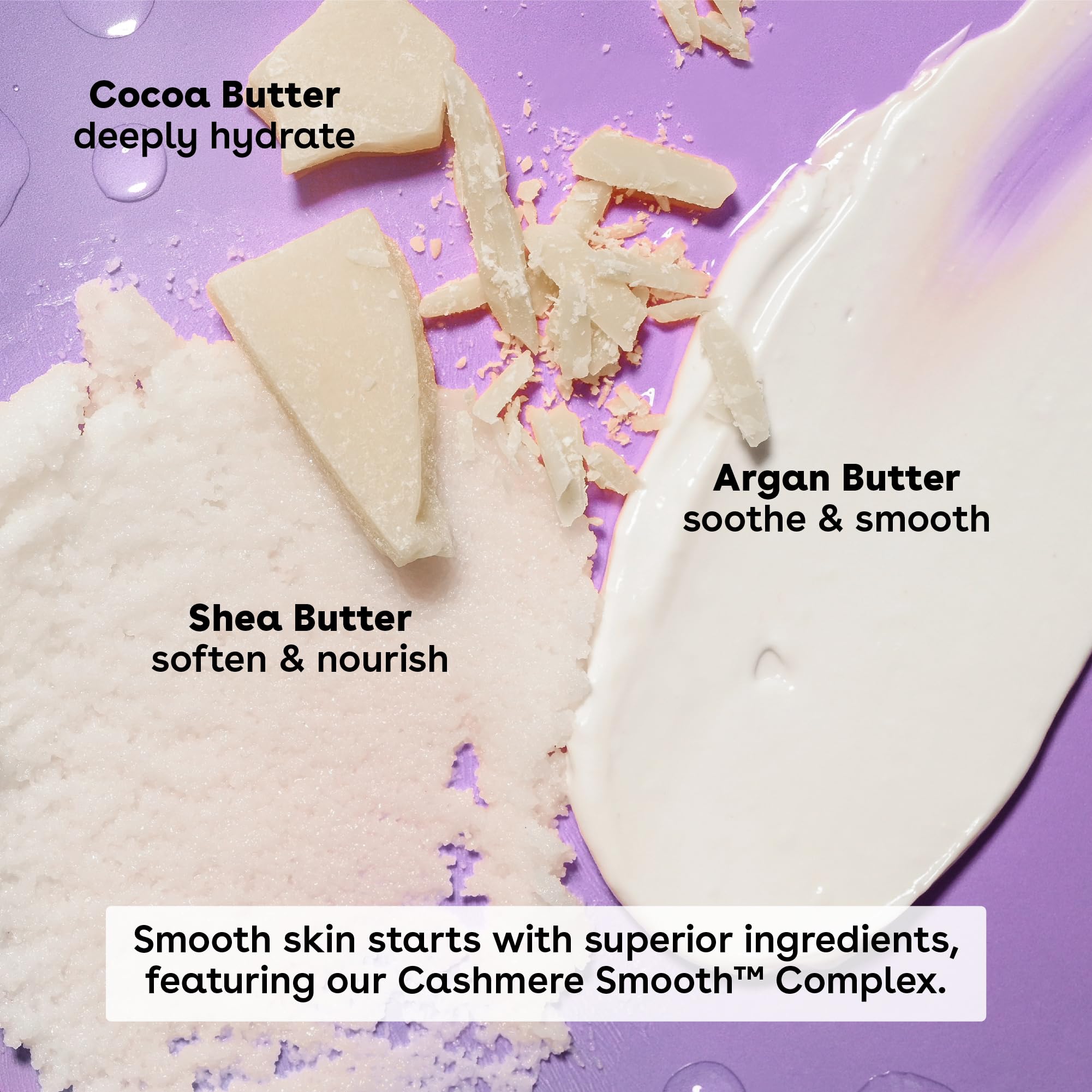 eos Cashmere Lip Butter - Vanilla Cashmere, Plumping Peptides, Smoothing, eos Lip Butter