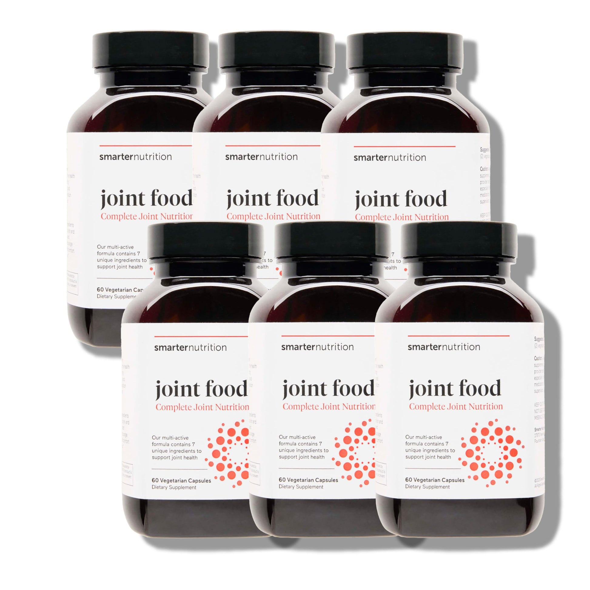 SMARTERNUTRITION Joint Food - Whole-Food Joint Supplement to Support Lubrication & Mobility - Formulated with Collagen Type II, MSM, Vitamin C, Turmeric, Bromelain - 6 Pack[180-Day Supply] SMARTERNUTRITION Au supplements