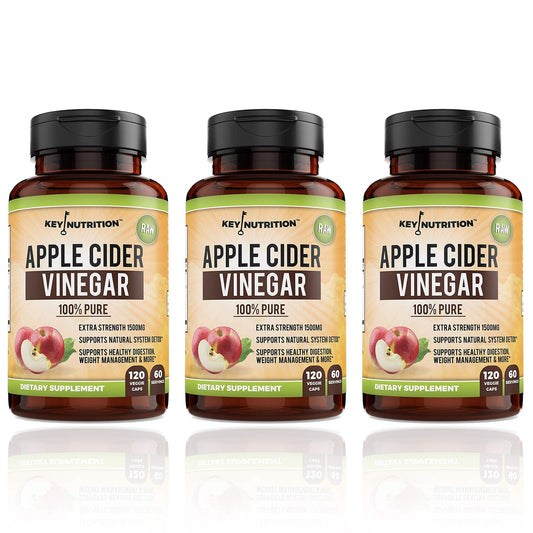 Apple Cider Vinegar 1500mg, 100% Organic, Pure & Raw - Healthy Digestion Key NutritionAU supplements