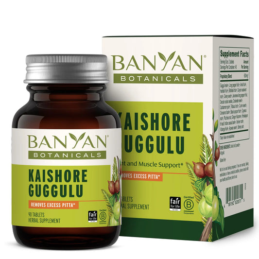 Banyan Botanicals Kaishore Guggulu – Organic Joint Support Supplement – Traditional Blend that Supports Healthy Joints, Muscles, and Connective Tissue* – 90 tablets – Non-GMO Sustainably Sourced Vegan Banyan BotanicalsAU supplements