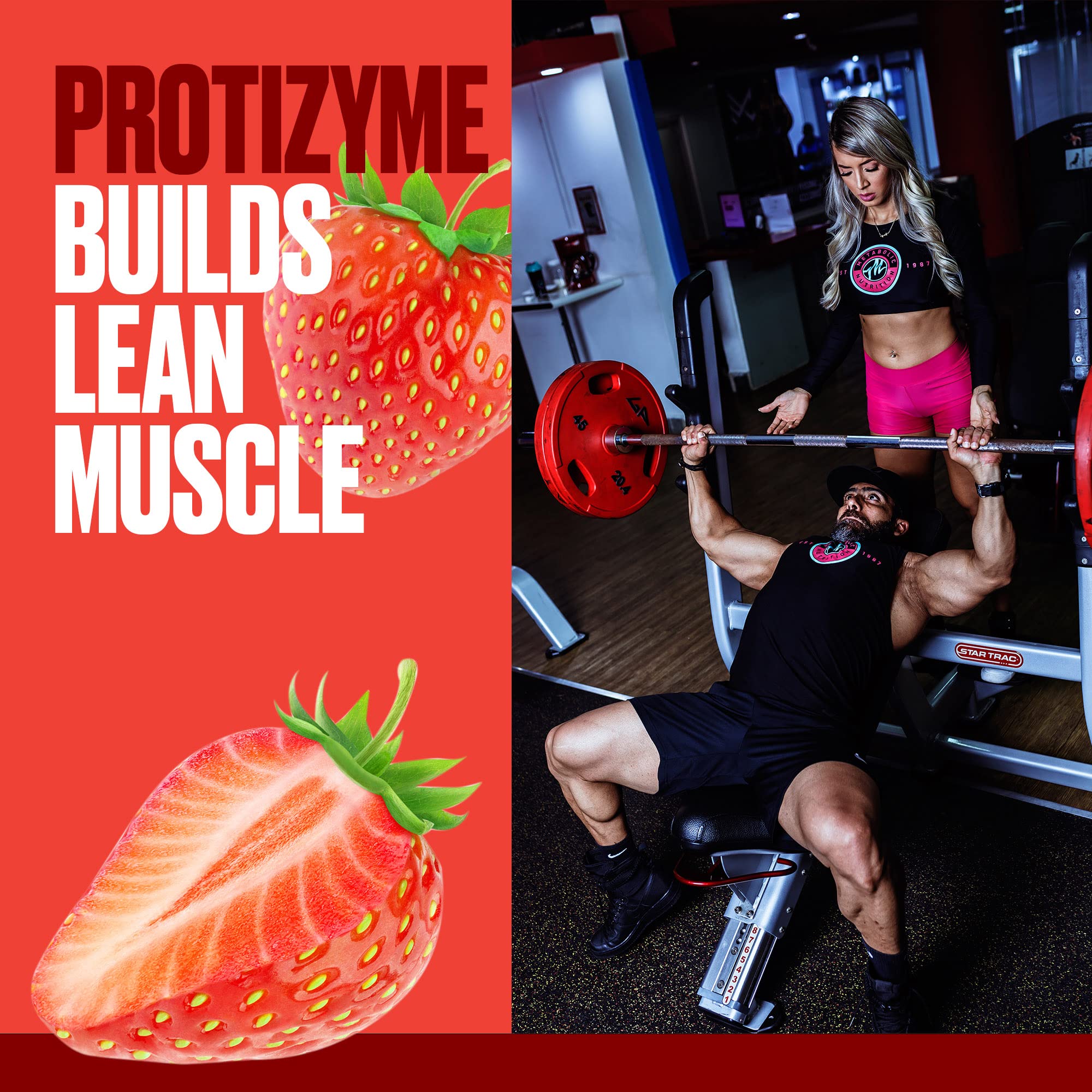 Metabolic Nutrition, Protizyme, 100% Whey Protein Powder, High Protein, Low Carb Metabolic Nutrition Au supplements