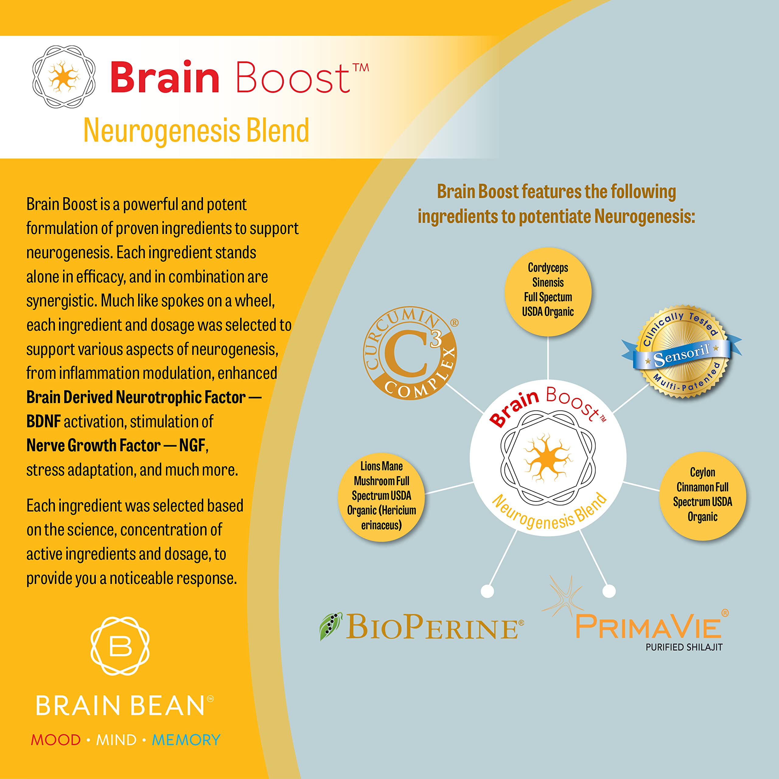 Brain Bean Brain-Boost (Formerly Brain Bean Au supplements