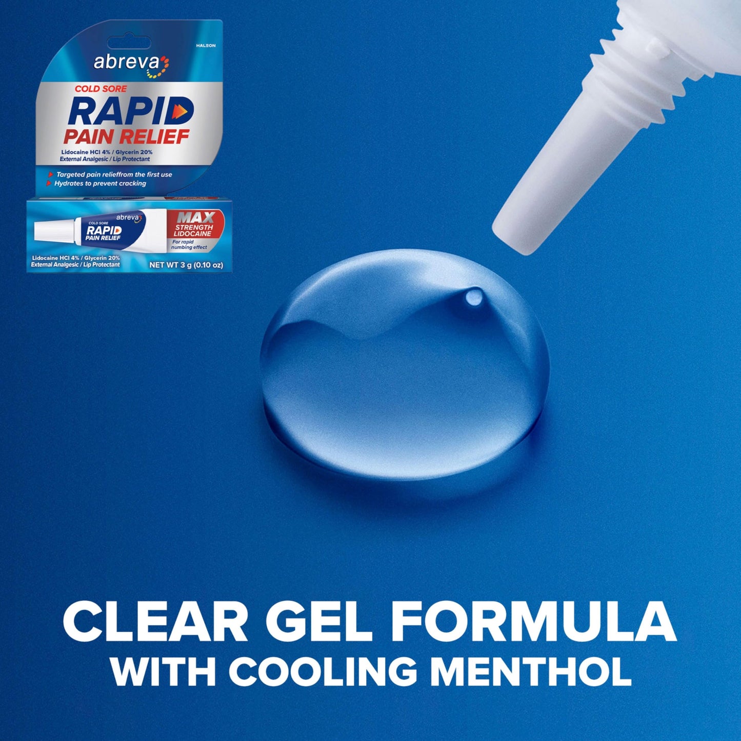 Abreva Cold Sore Treatment Rapid Pain Relief Cream - 1 Tube, 3 Grams Abreva buy supplements Au