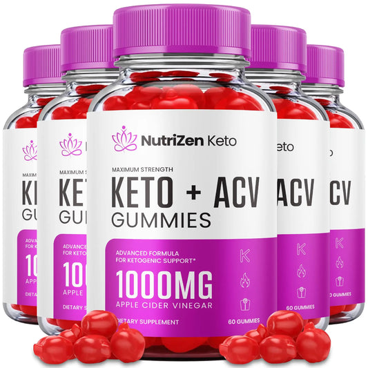 (5 Pack) Nutrizen Keto Acv Gummies - Official Formula - Nutrizen Keto + Acv Gummies HealthlyUS supplements