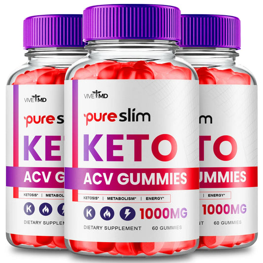 Pure Slim Keto ACV Gummies Supplement - Official Formula - Pure Slim Keto+ACV, Keto Pure VIVE MDAU supplements