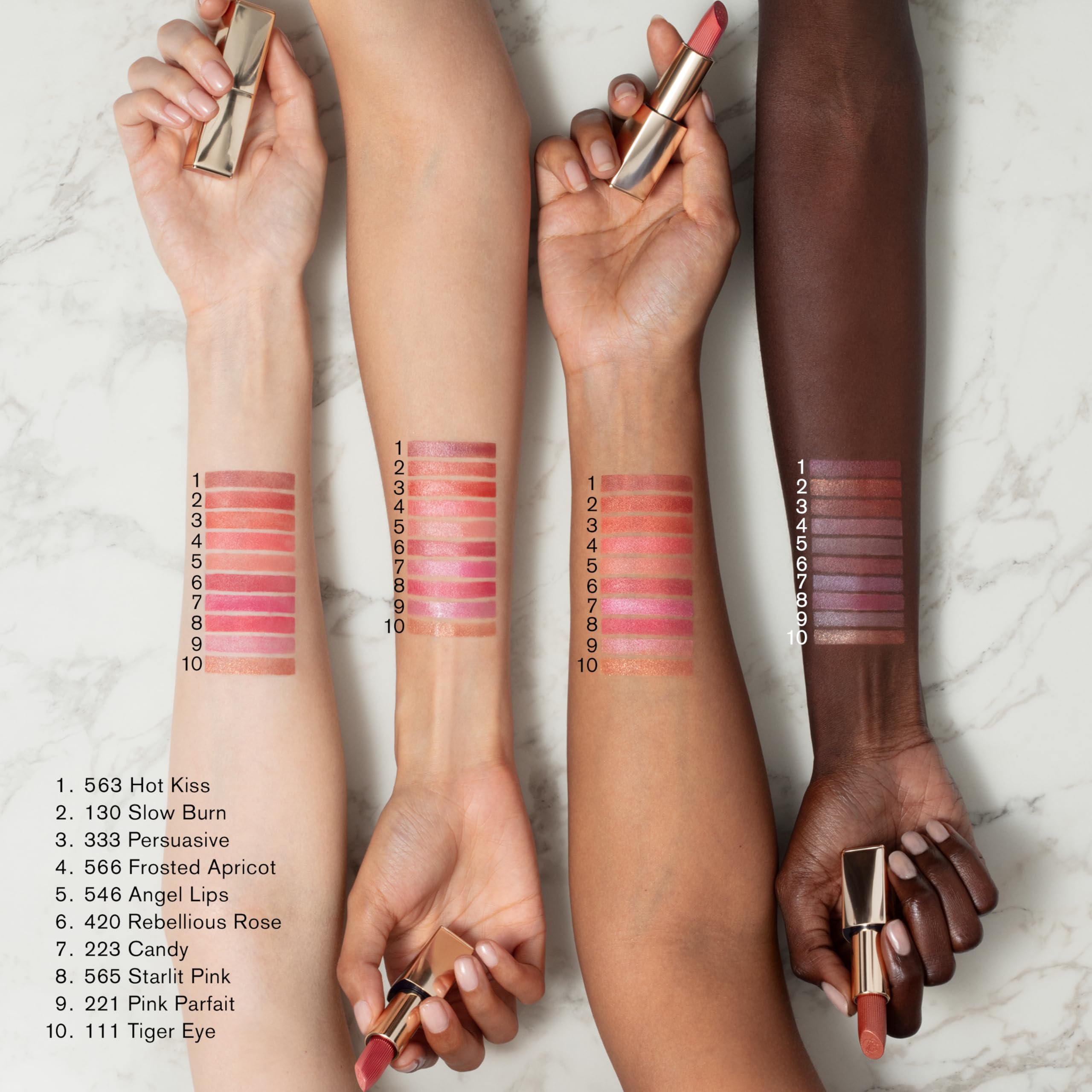 Estée Lauder Pure Color Long-Lasting Hi-Lustre Lipstick for Women | Shimmer Finish, 0.12 Ounce, 563 Hot Kiss Estée Lauder Au supplements