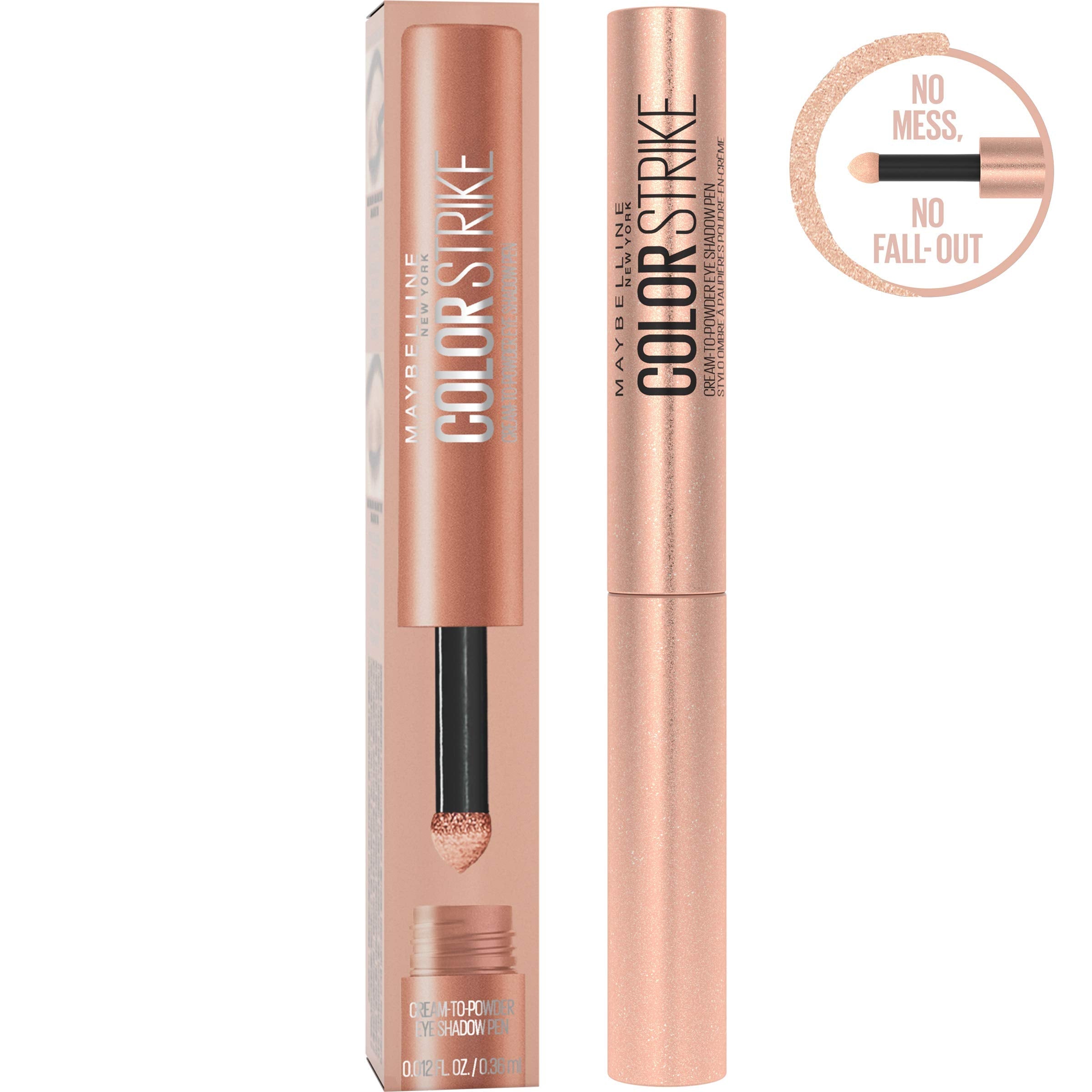 Maybelline New York Color Strike Eye Shadow Pen, Cream To Powder Finish, 30 Spark MAYBELLINE Au supplements
