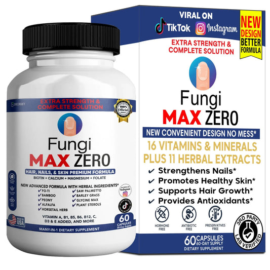 GREENVIFY Fungi Max Zero Hair, Nails & Skin Supplement. (1) GREENVIFYAu supplements