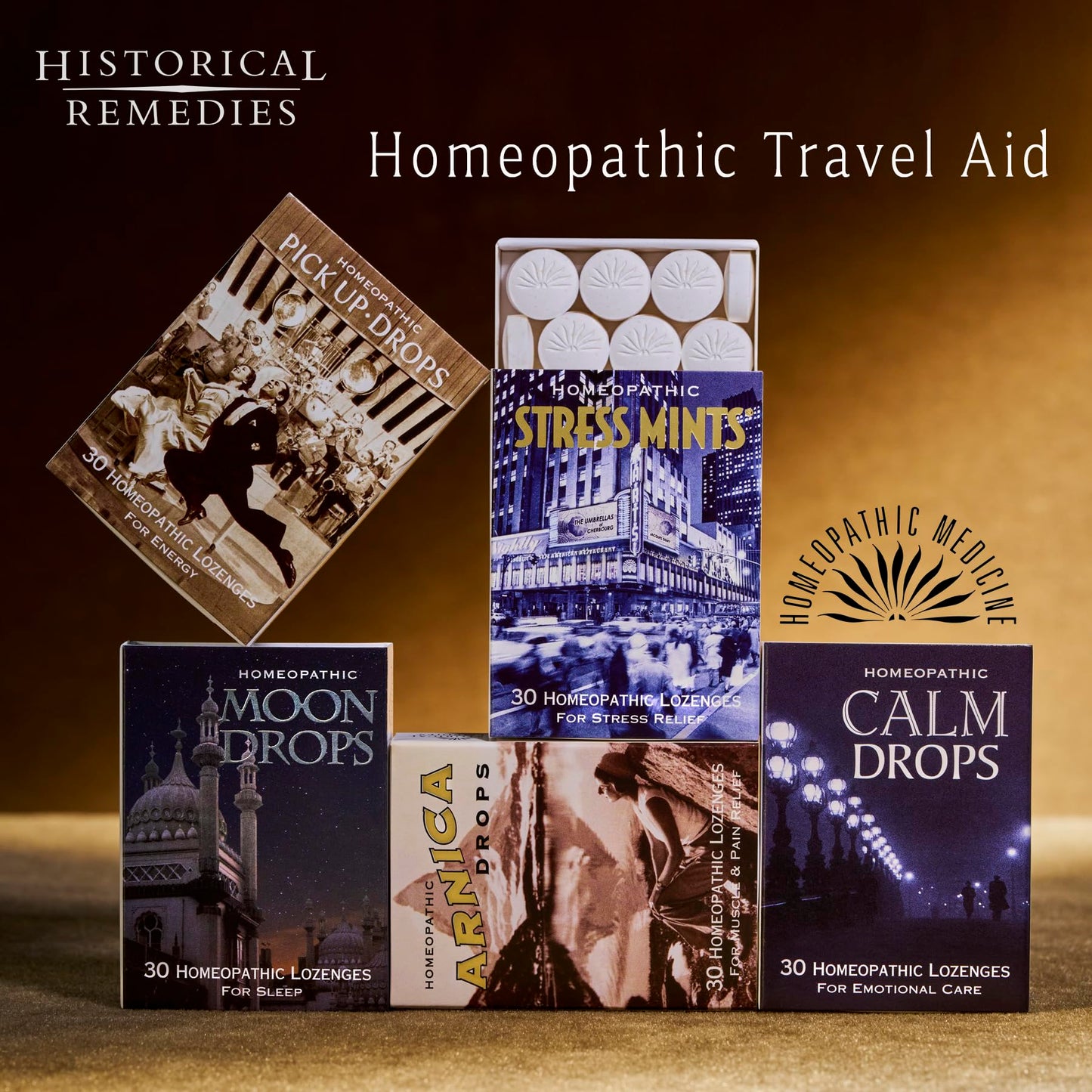 Historical Remedies Stress Mints (1 Pack) | Homeopathic Lozenges to Aid Stress & Digestion, Organic Peppermint Flavor, Vegan & Gluten-Free, Non-Habit Forming Historical Remedies buy supplements Au