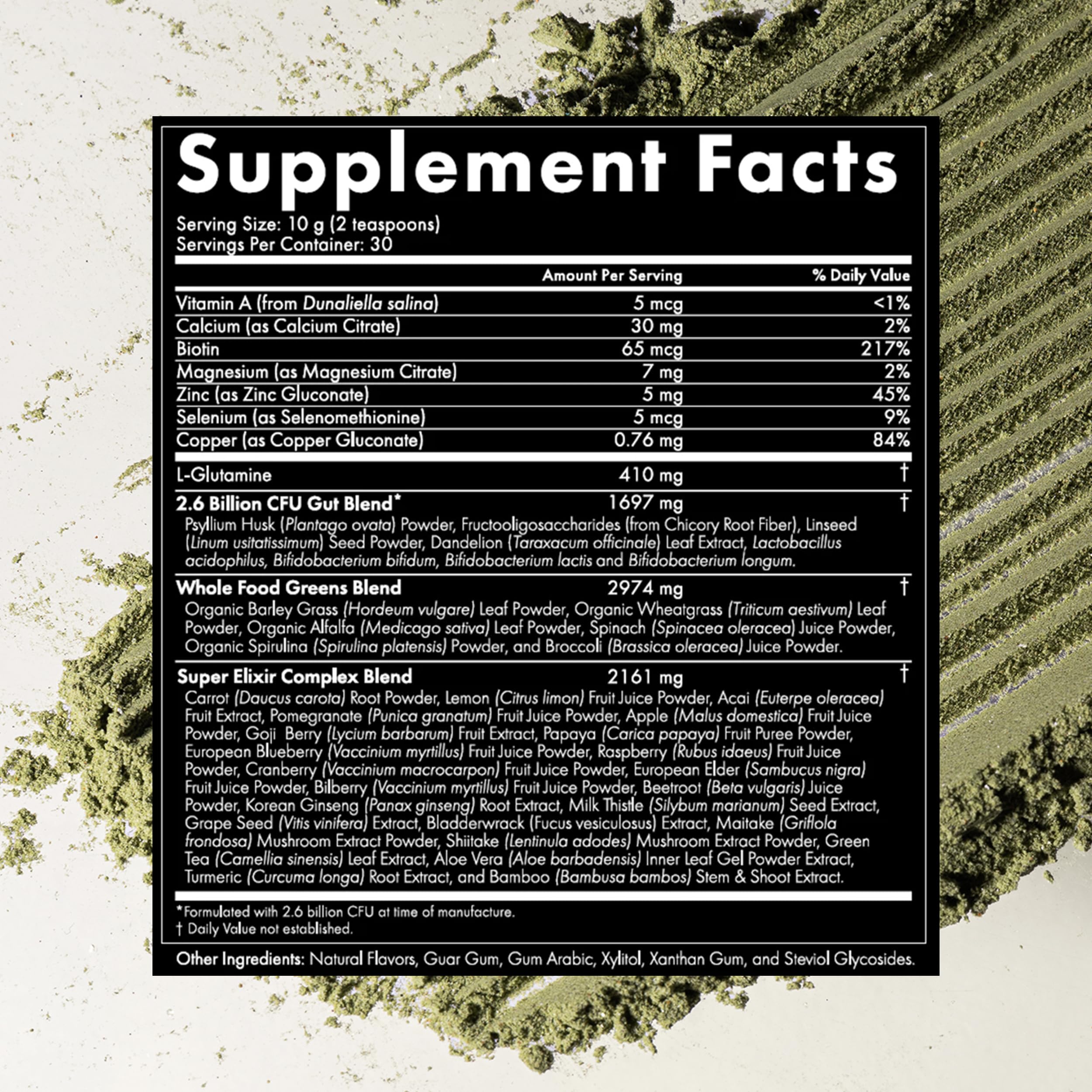 WelleCo The Super Elixir Daily Greens Powder, Probiotic Drink Mix with Whole Foods, Gluten Free, Vegan Gut Health Powder, Energy, Immunity, Healthy Skin, Hair & Nails (300g, Mixed Berry) WelleCo Au supplements