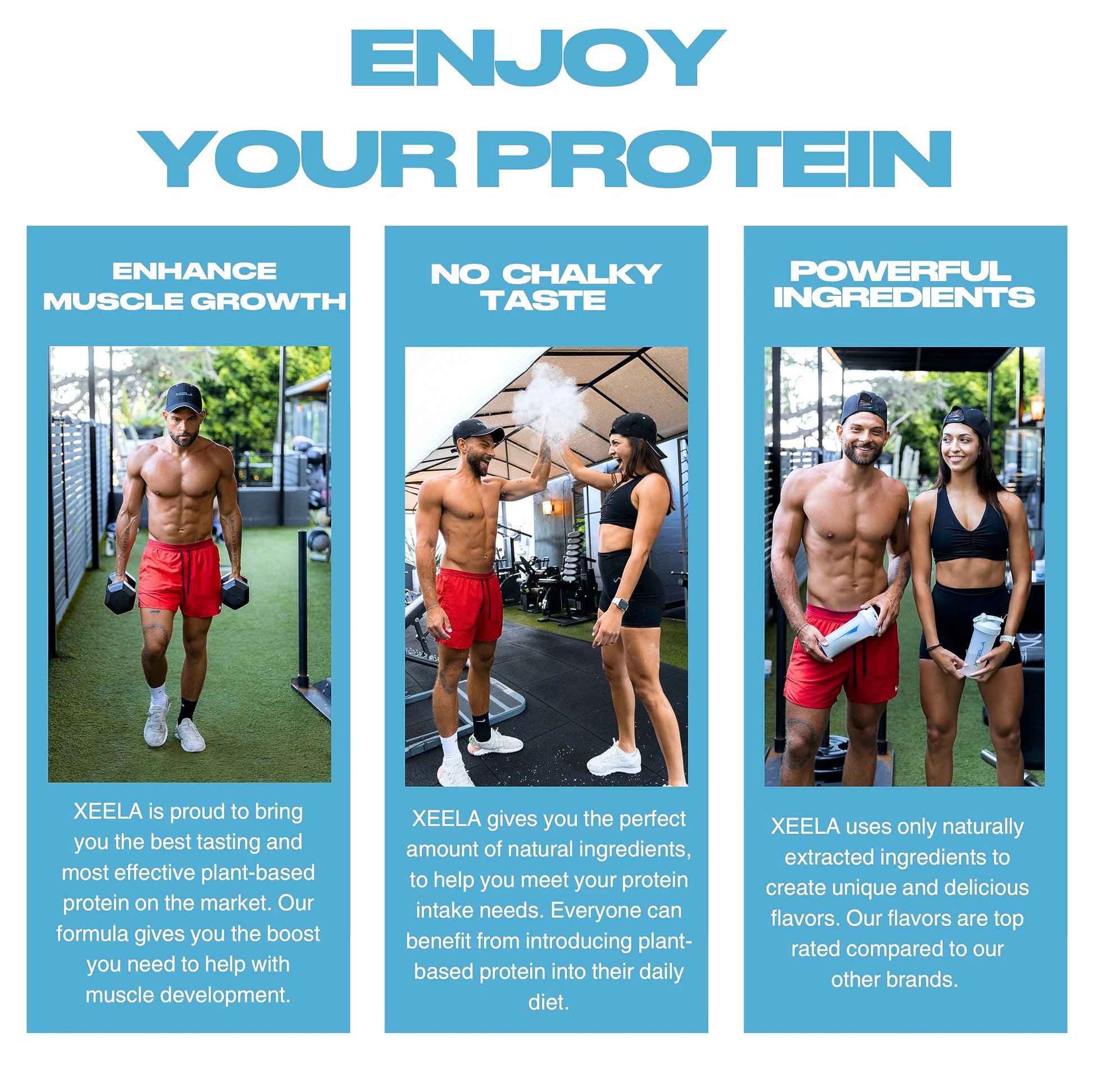 XEELA Plant Based Vegan Protein Powder - Independently Tested - 25g High Protein XEELA Au supplements