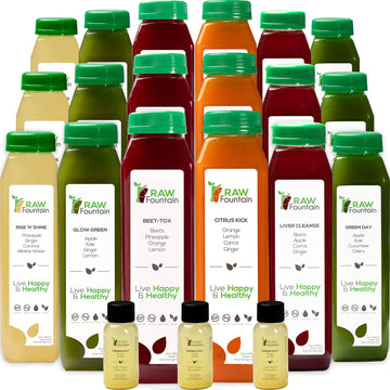 3 Day Juice Cleanse by Raw Fountain, All Natural Raw Detox Cleanse, Liquid Juice Diet Raw Fountain Au supplements