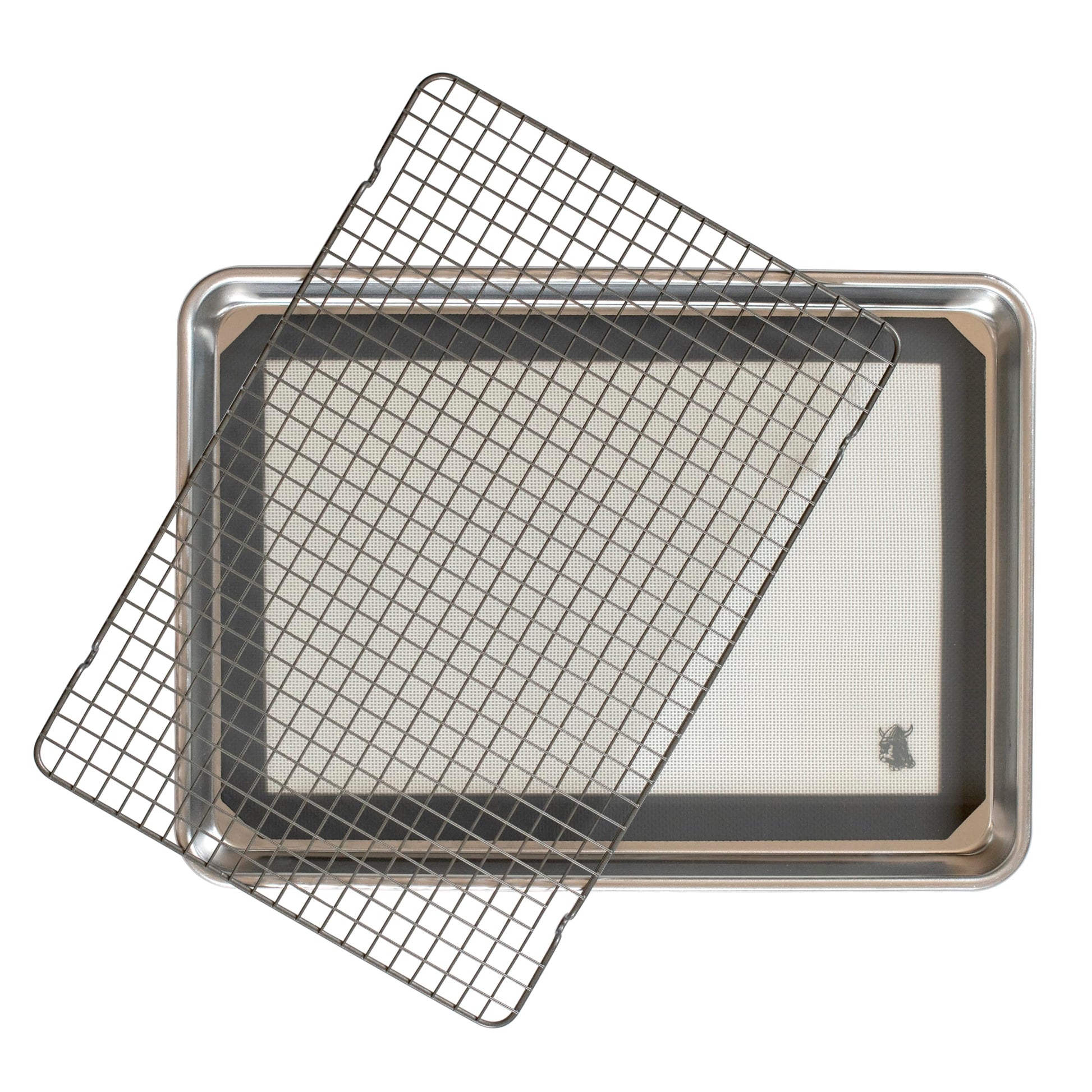 Nordic Ware Naturals Half Sheet Pan, Deluxe Silicone Liner and Cooling Rack, Cookie or Roasting Bakers Set Nordic Ware Au supplements