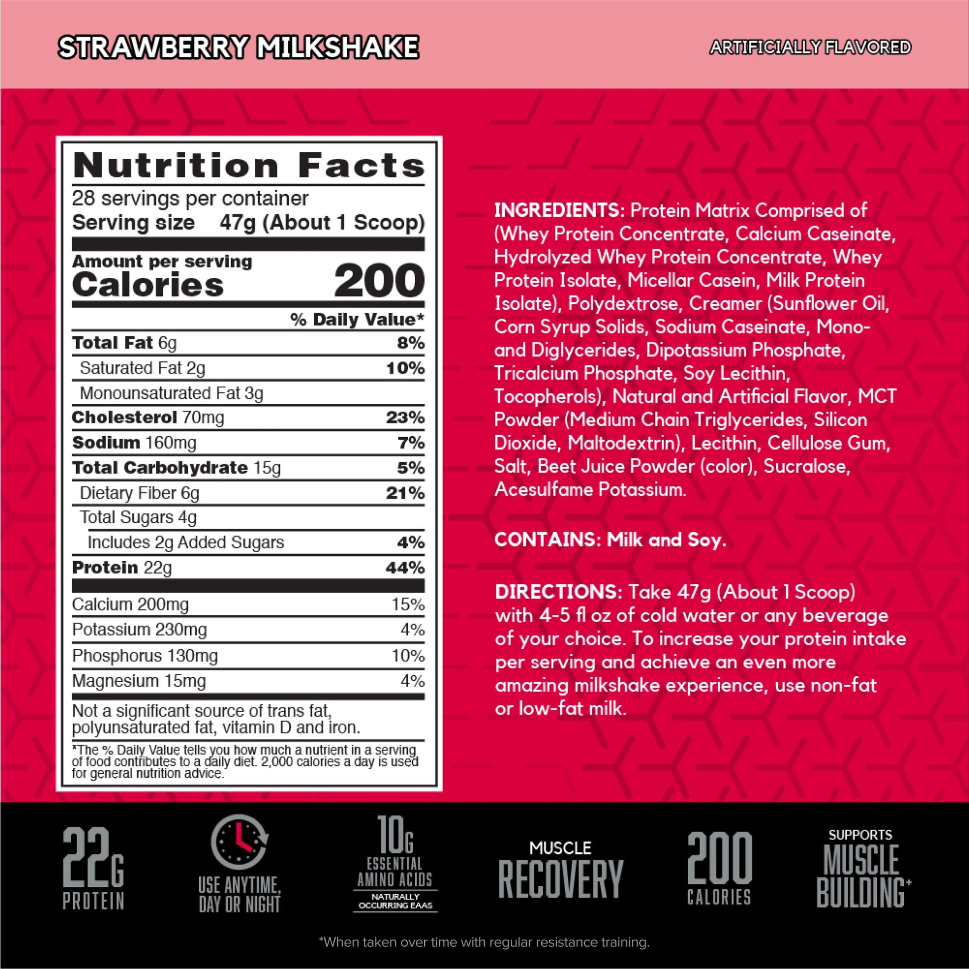 BSN SYNTHA-6 Whey Protein Powder, Strawberry Protein Powder with Micellar Casein BSN Au supplements