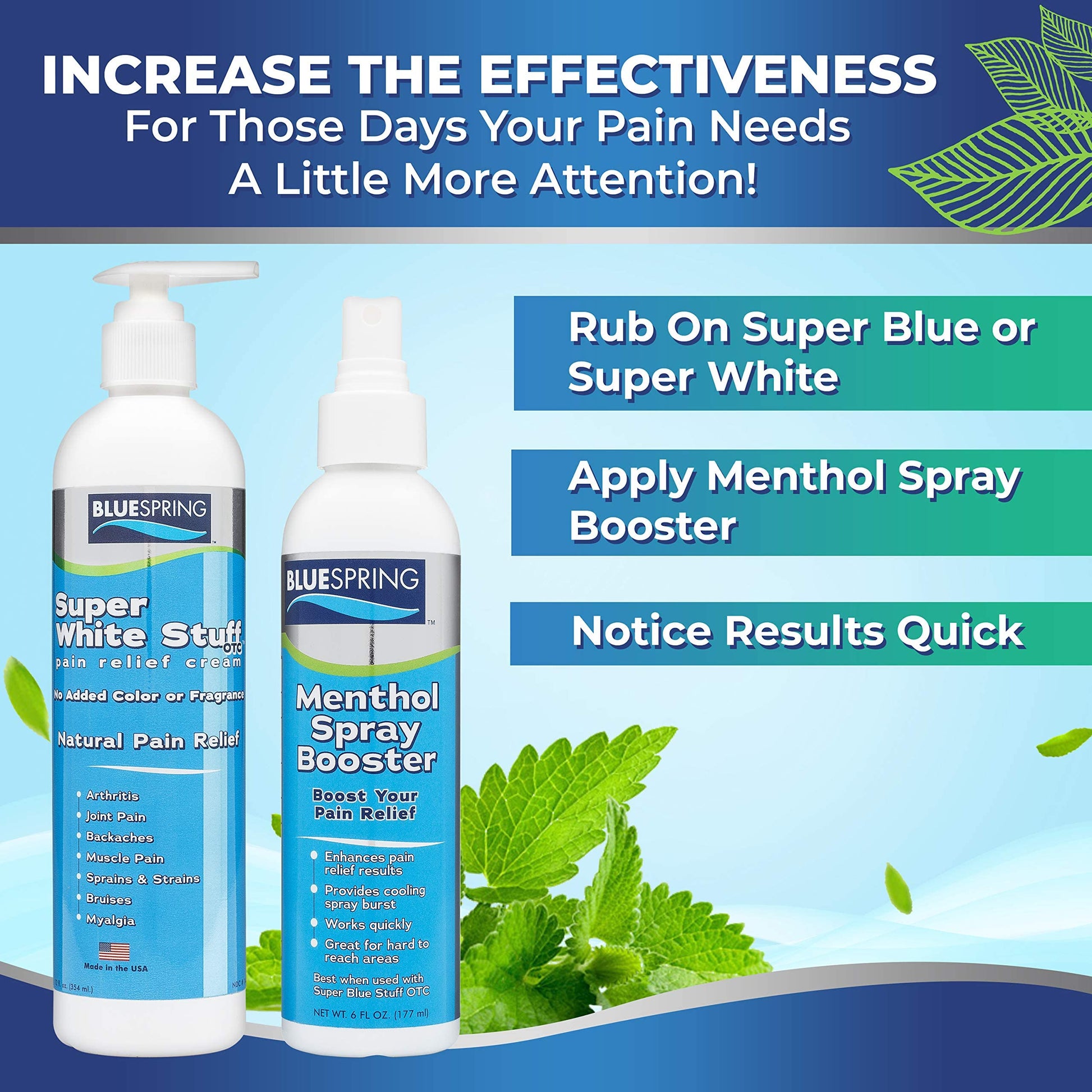 Emu Therapy Super White Stuff OTC 12-oz. Pump Bottle - Natural, Made in USA, Paraben-Free, Works in As Little As 5 Minutes for Joint/Muscle Pain, Backaches, Sprains/Strains, Bruises & More Emu Therapy Au supplements