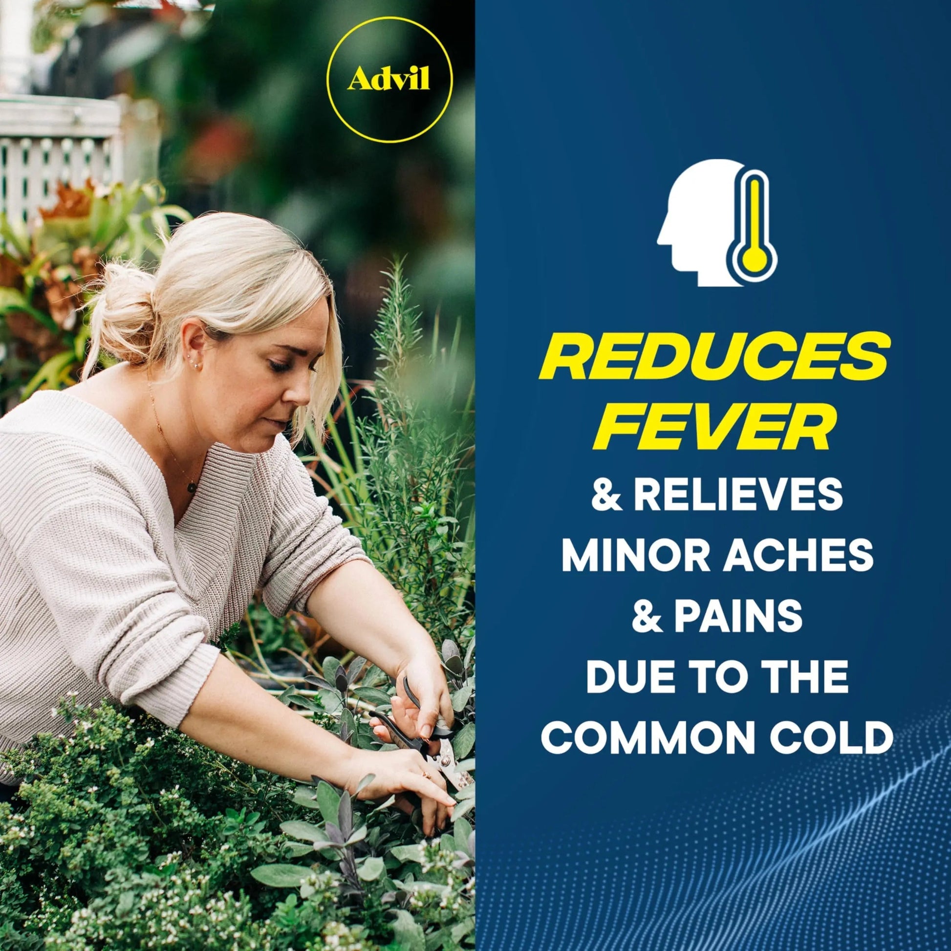 Advil Pain Reliever and Fever Reducer, Pain Relief Medicine with Ibuprofen 200mg for Headache, Backache, Menstrual Pain and Joint Pain Relief - 300+24 Coated Tablets Advil Au supplements
