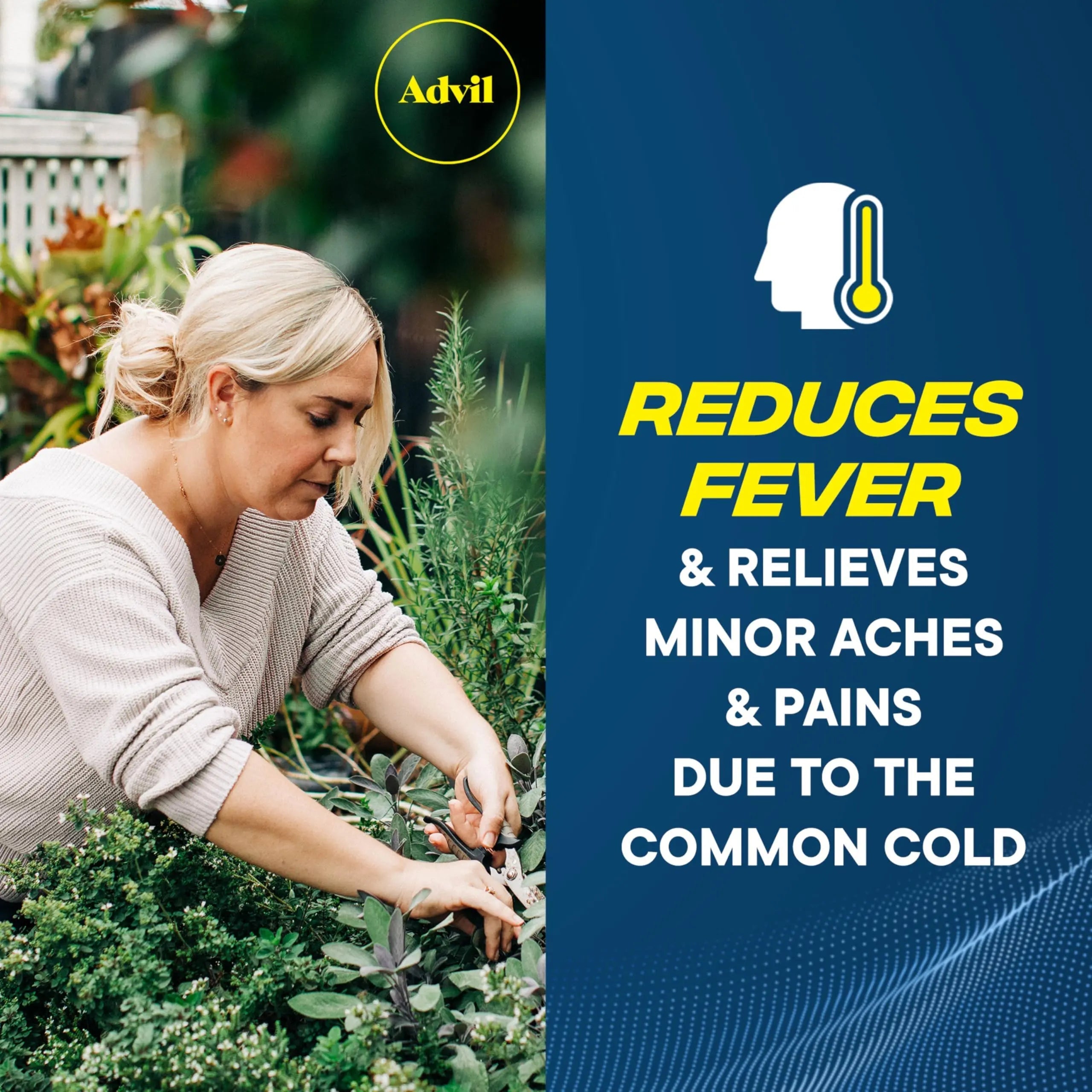 Advil Pain Reliever and Fever Reducer, Pain Relief Medicine with Ibuprofen 200mg for Headache, Backache, Menstrual Pain and Joint Pain Relief - 300+24 Coated Tablets Advil Au supplements