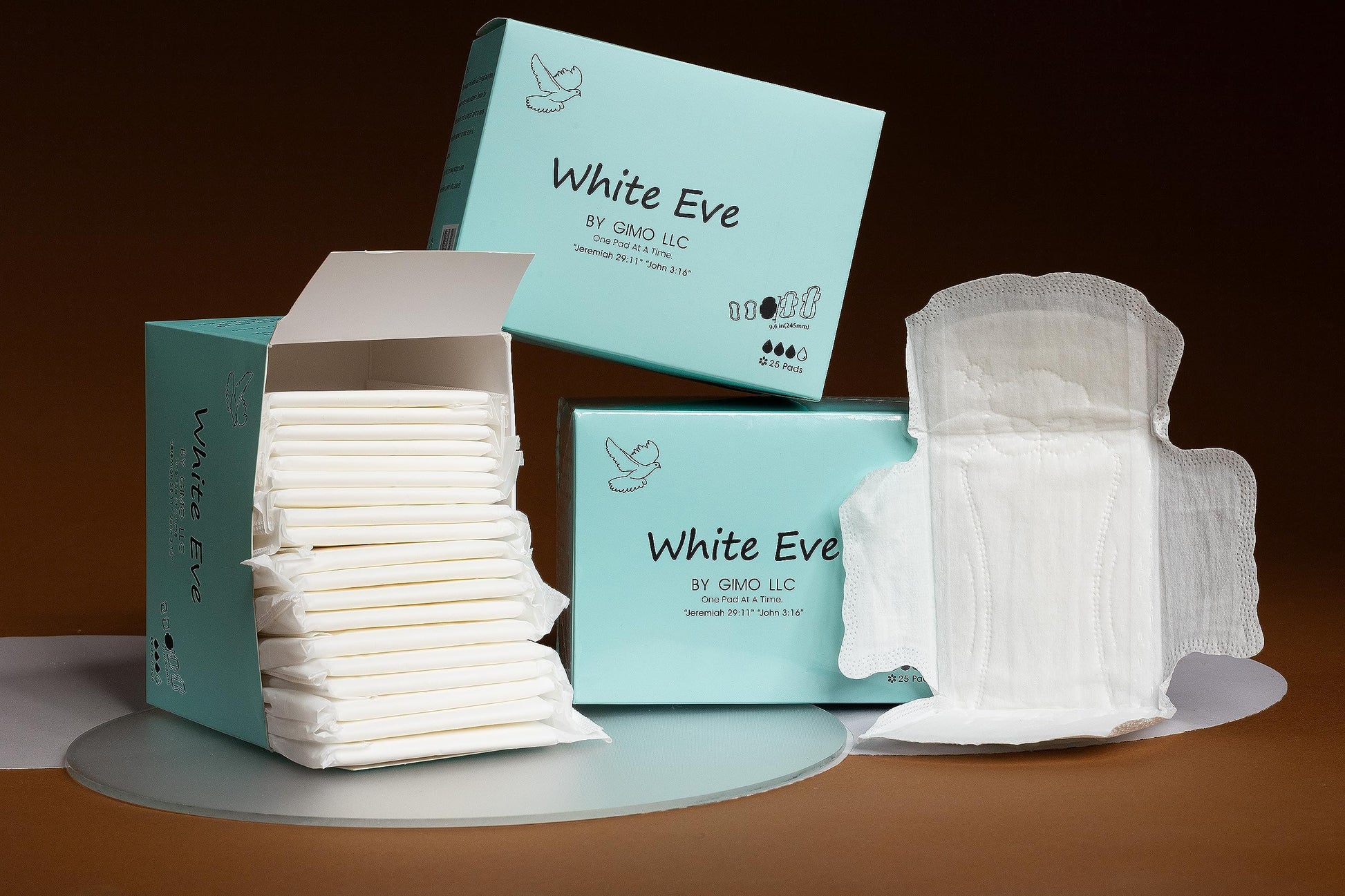 WHITE EVE Sanitary Pad Ultra Thin Sanitary Pads for Women with Fast Absorption and Leak Guard WHITE EVE Au supplements