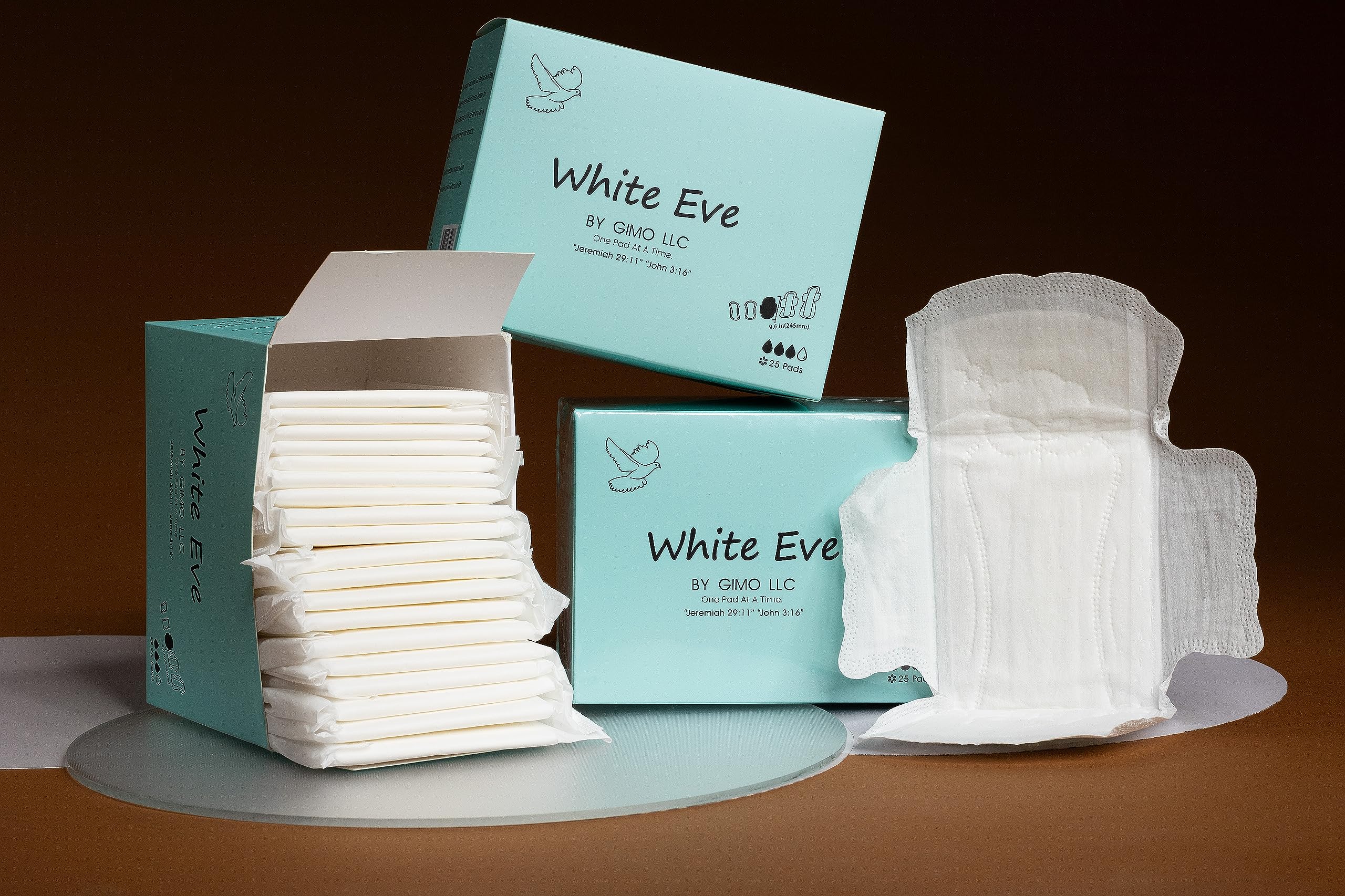 WHITE EVE Sanitary Pad Ultra Thin Sanitary Pads for Women with Fast Absorption and Leak Guard WHITE EVE Au supplements