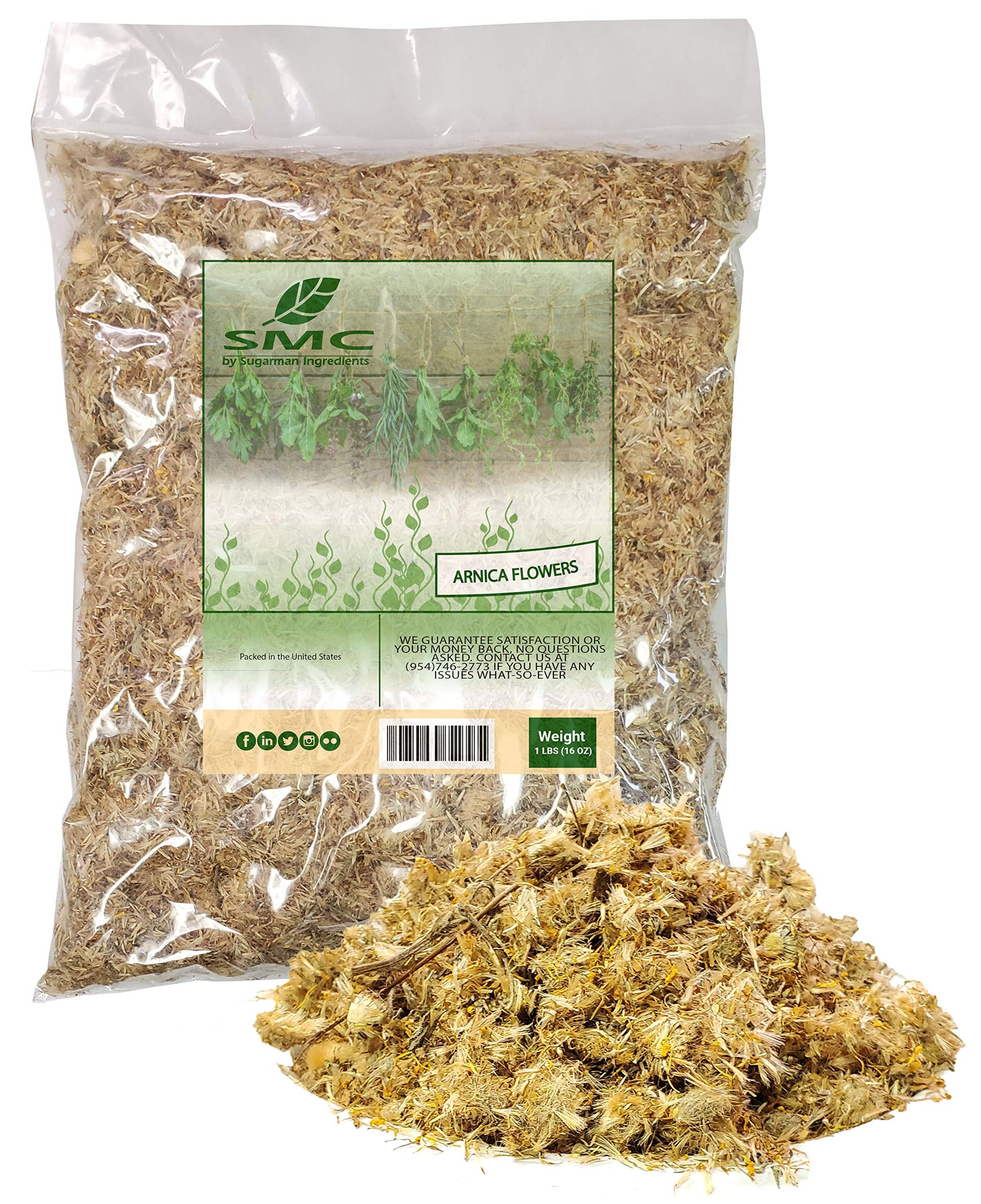 Naturejam Arnica Flowers-Arnica Mexicano 1 Pound-Mountain Daisy, Leopards Bane Bulk Bag Naturejam Au supplements