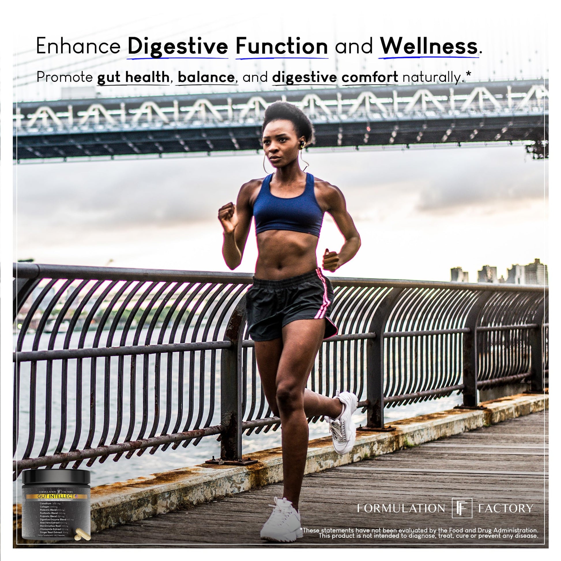Formulation Factory Probiotics for Women & Men - Gut Intellect 10-in-1 Digestive Enzymes with Prebiotics and Postbiotics - Total Gut Health Supplement - 120 Capsules, 2 Month Supply Formulation Factory Au supplements