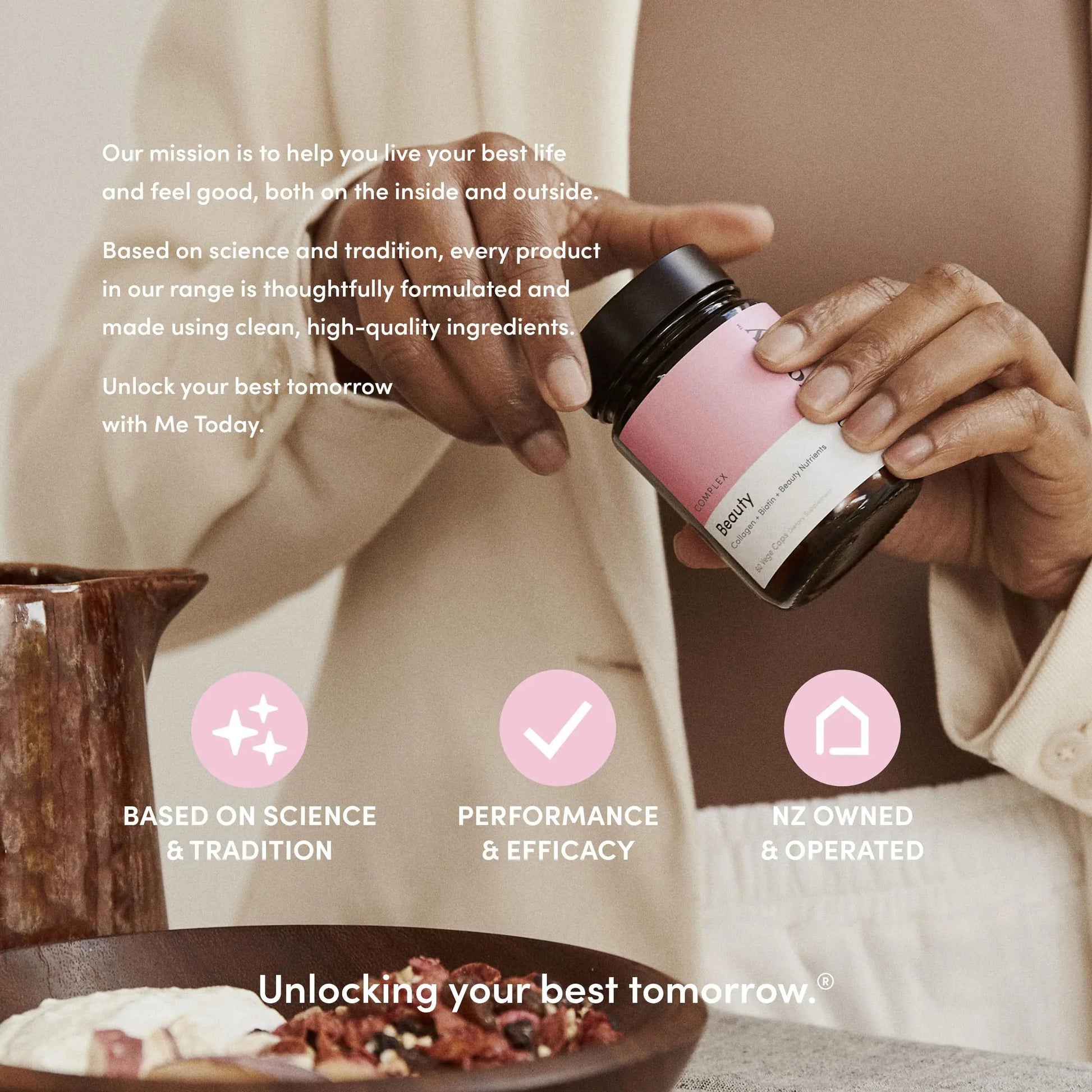 me today Beauty Supplement Hair, Skin and Nails, Vitamins for Women and Men – with Biotin, Collagen, Vitamin C me today Au supplements