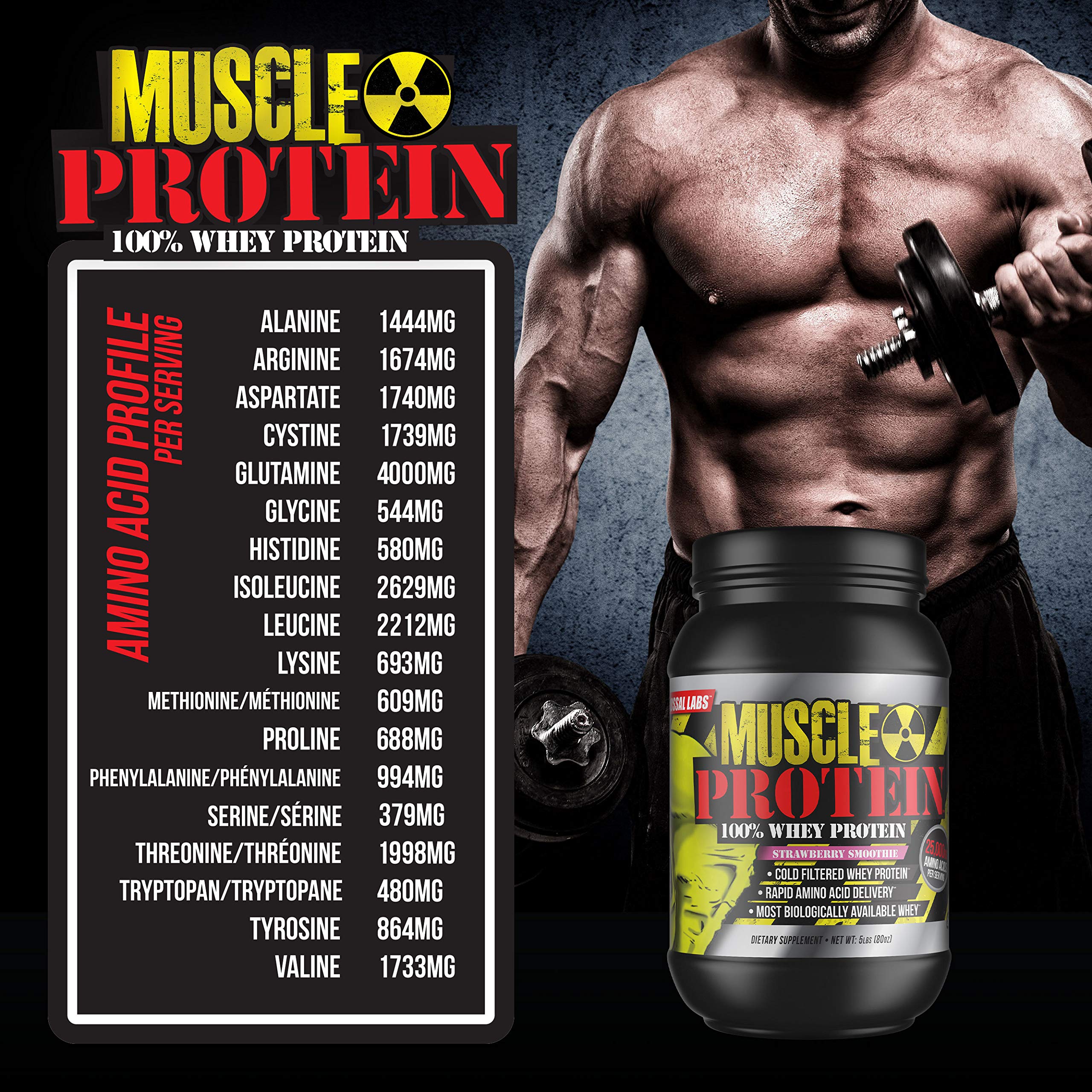 COLOSSAL LABS Whey Protein Powder [15 lbs/Pack of 1]– Chocolate Protein, Cold Filtered COLOSSAL LABS Au supplements