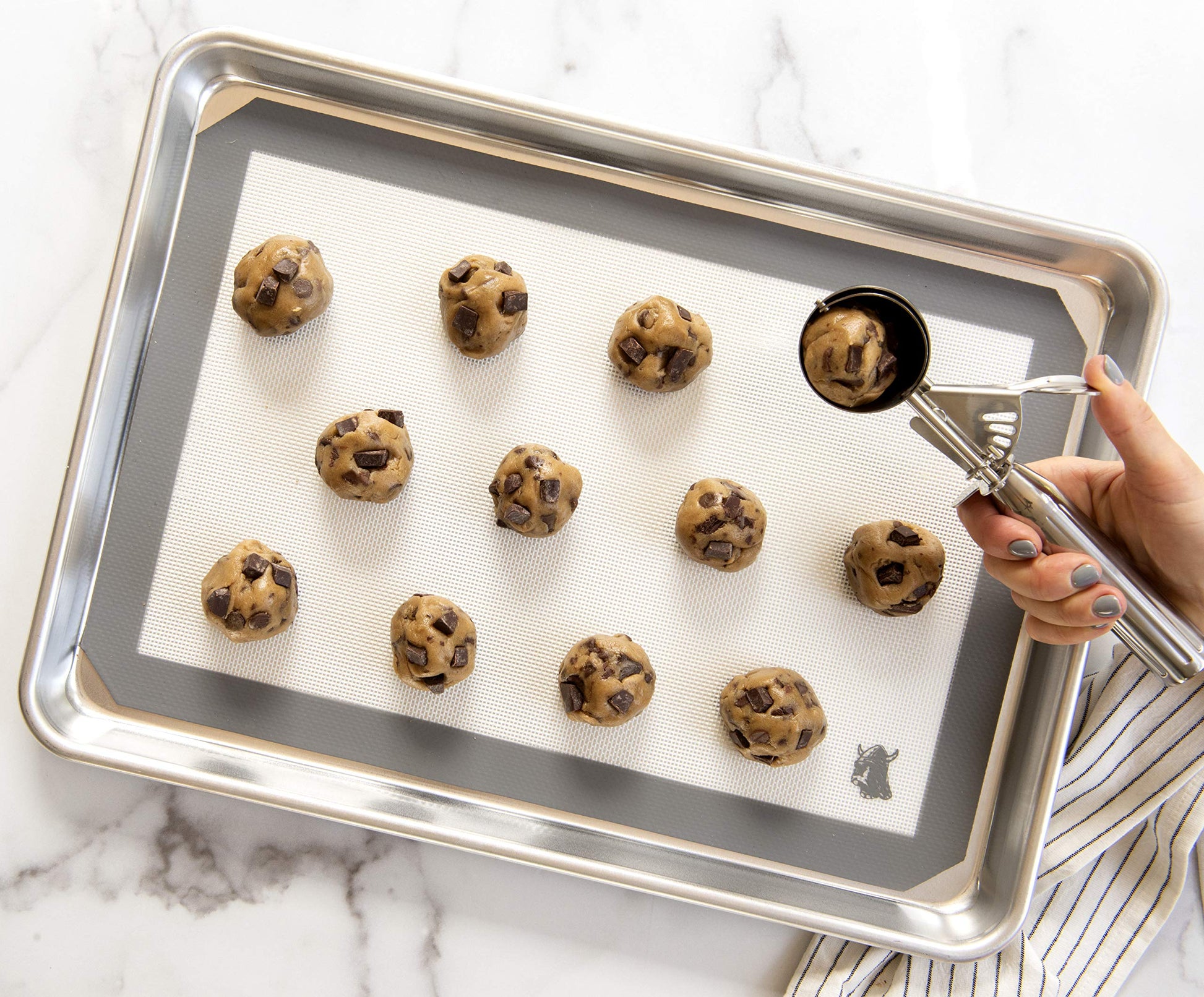 Nordic Ware Naturals Half Sheet Pan, Deluxe Silicone Liner and Cooling Rack, Cookie or Roasting Bakers Set Nordic Ware Au supplements