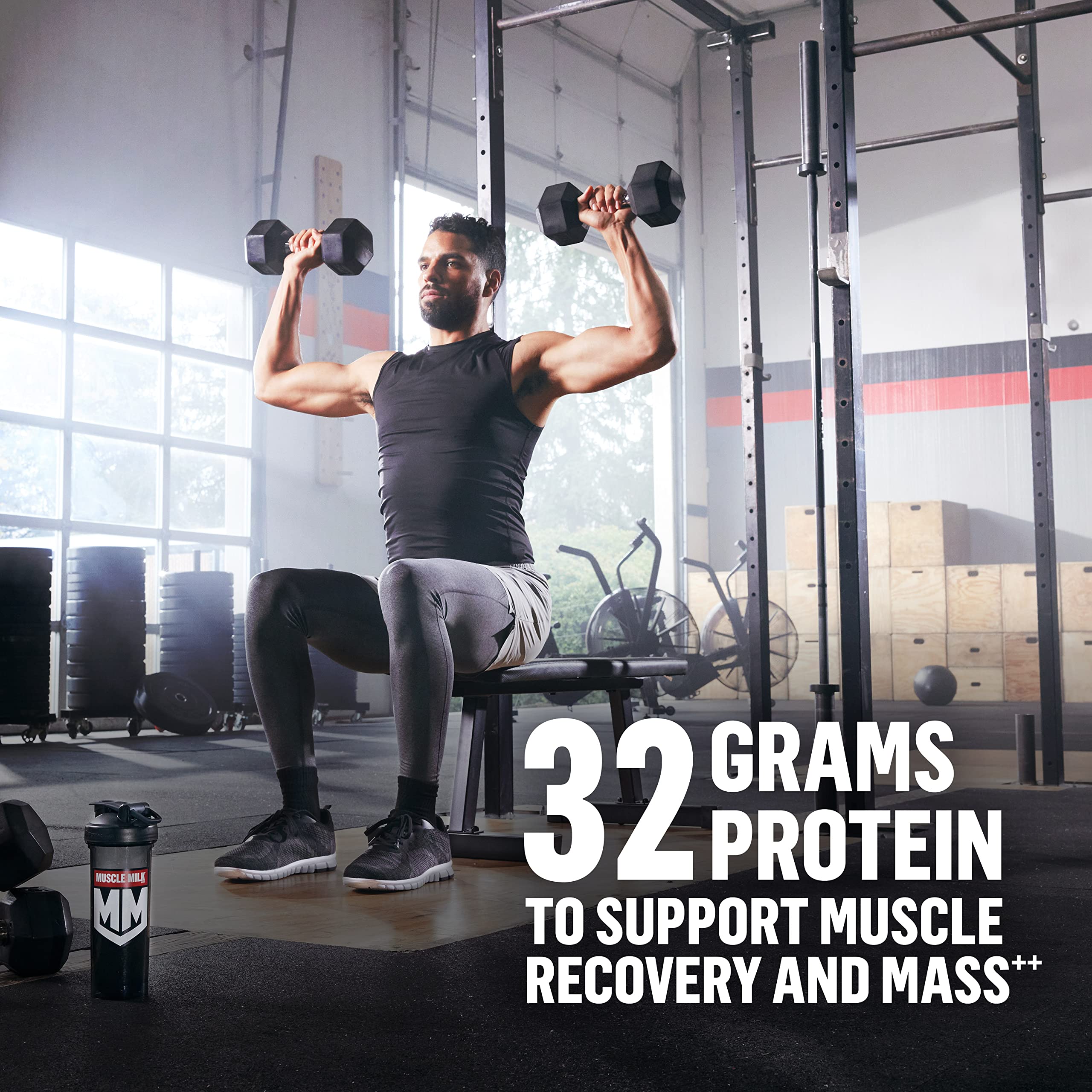 Muscle Milk Gainer Protein Powder, Vanilla Creme, 32g Protein, 5 Pound Muscle Milk Au supplements