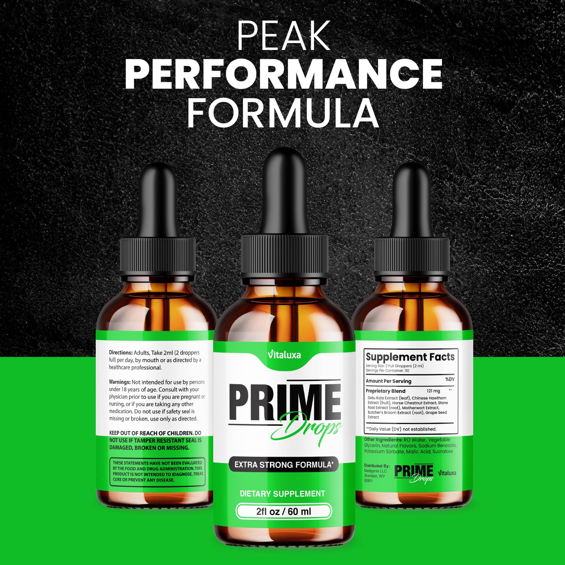 (2 Pack) Prime Drops for Men, Extra Strength Prime Drops Liquid Supplement Performance Blend All Natural Support, PrimeDrops Advanced Formula Vitamins for Health Wellness Reviews (4oz) Vitaluxa Au supplements