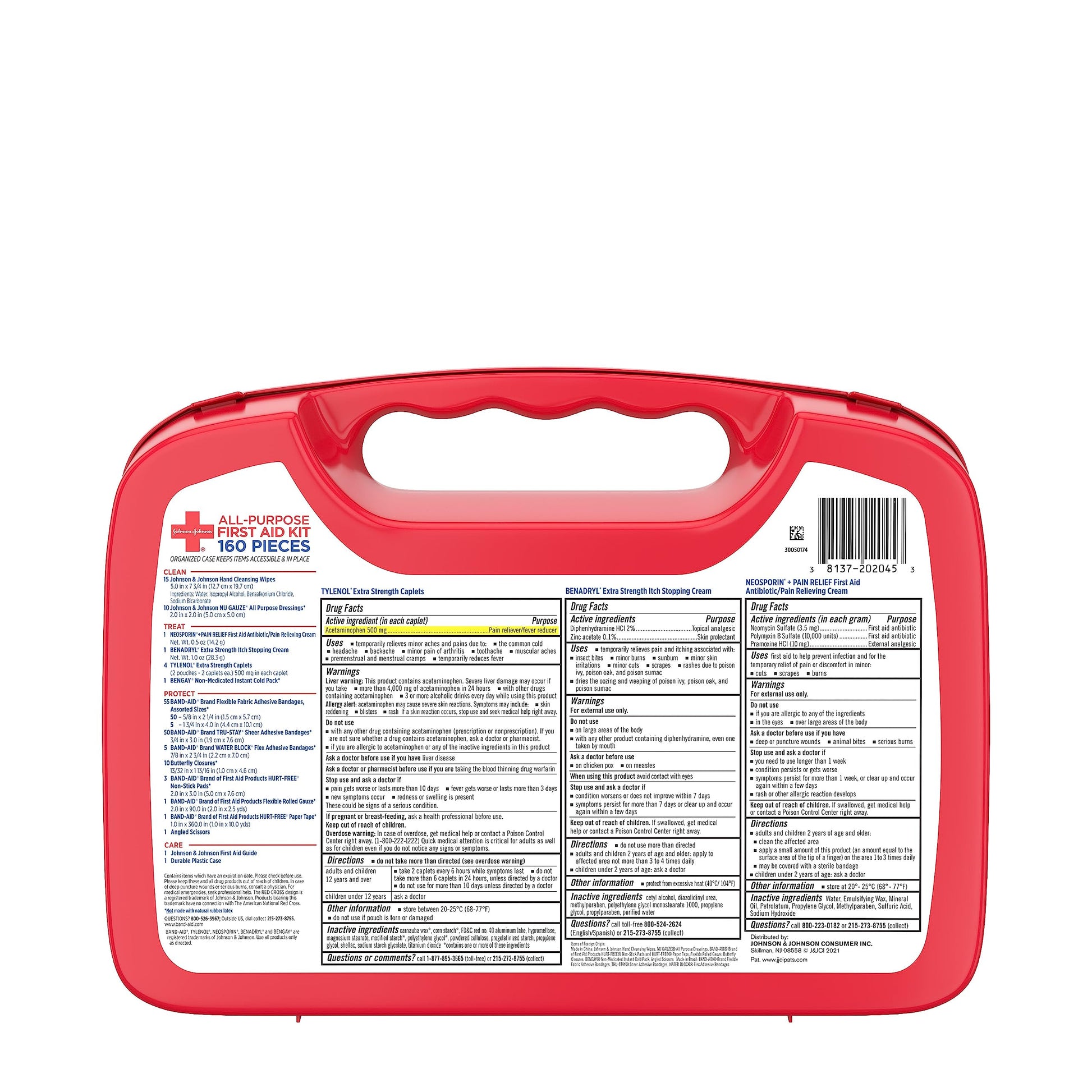 Johnson & Johnson All-Purpose Portable Compact First Aid Kit for Minor Cut Johnson & Johnson Au supplements